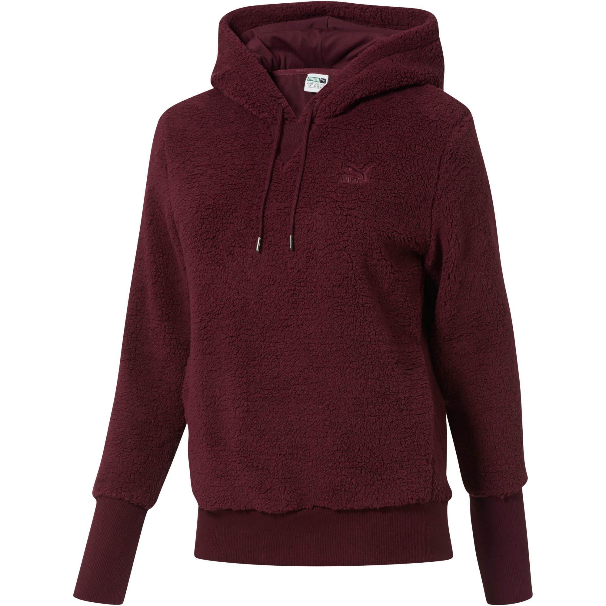 puma downtown sherpa hoodie