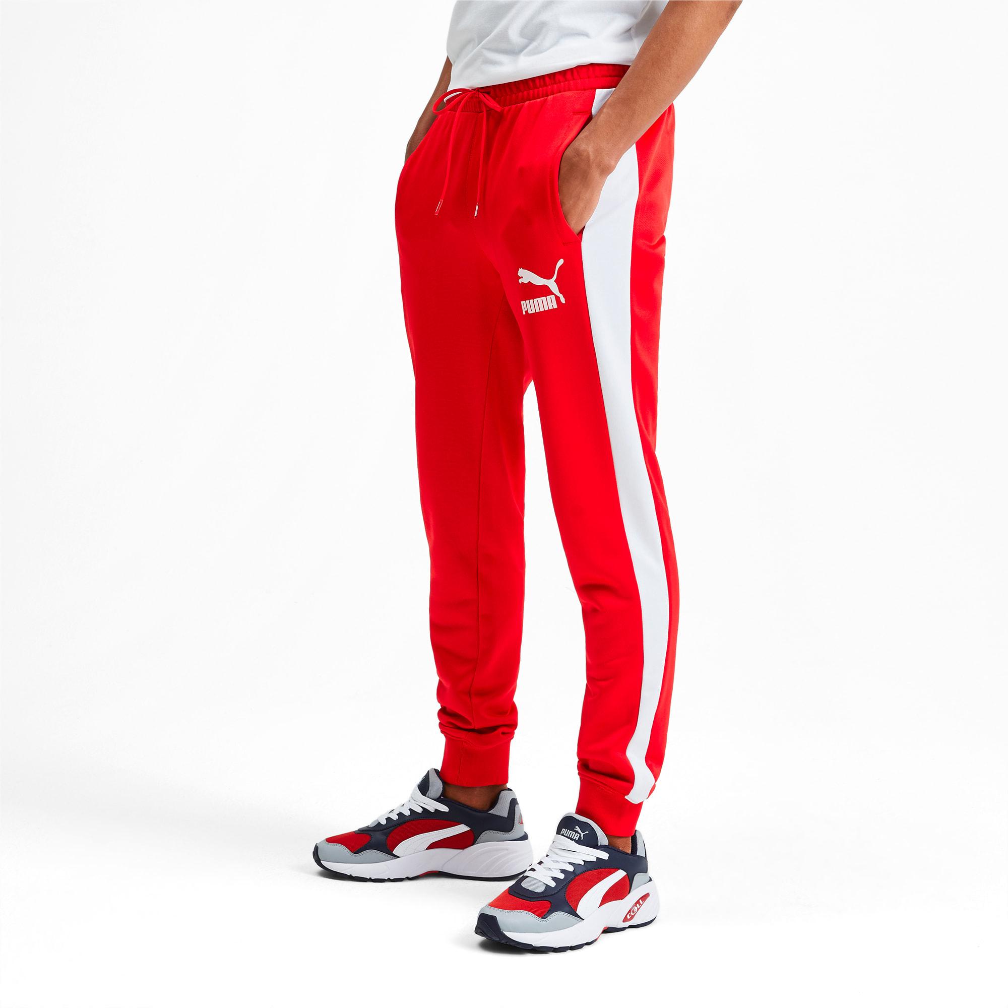 puma t7 track pants red