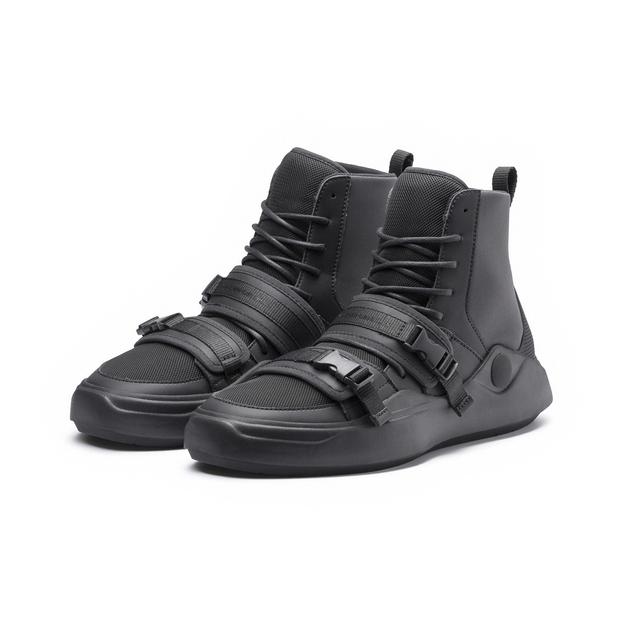 PUMA Leather X Han Kjøbenhavn Abyss Sneakers in Asphalt (Black) for Men -  Lyst