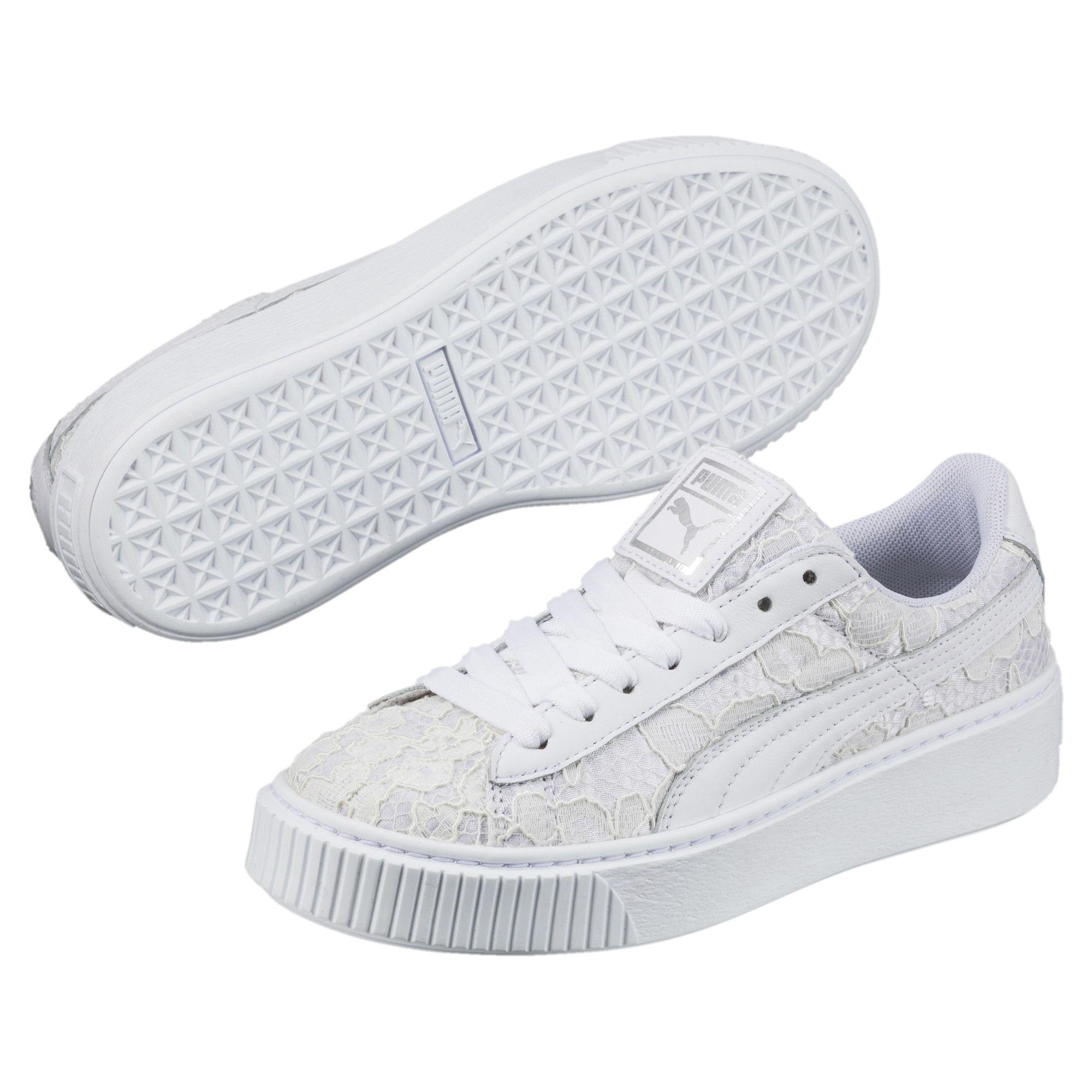 puma basket platform rg damen sneaker