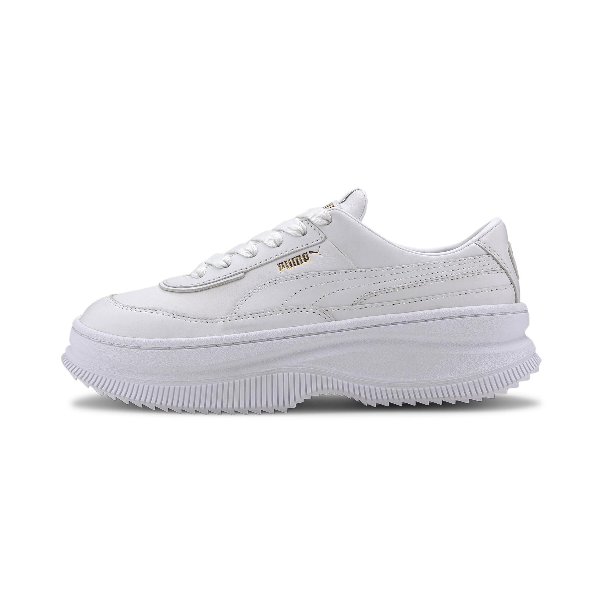 PUMA Leather Deva Sneakers in White - Lyst