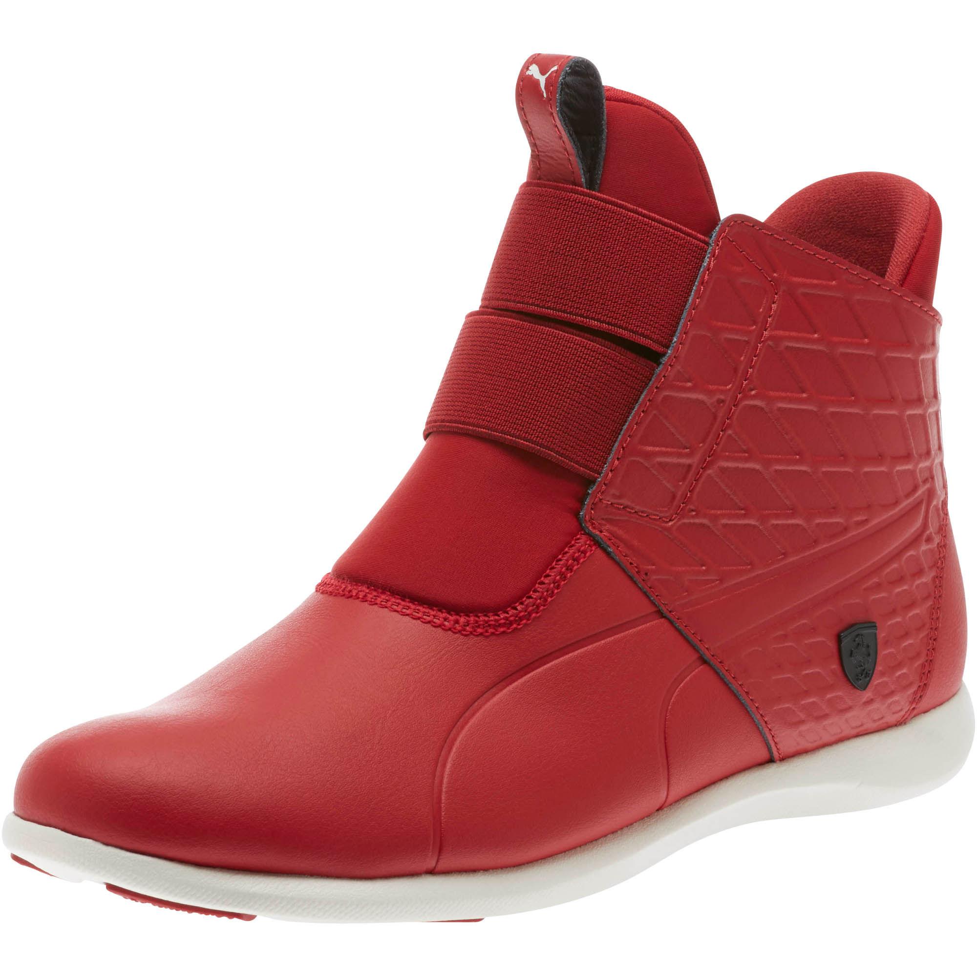 puma red boots