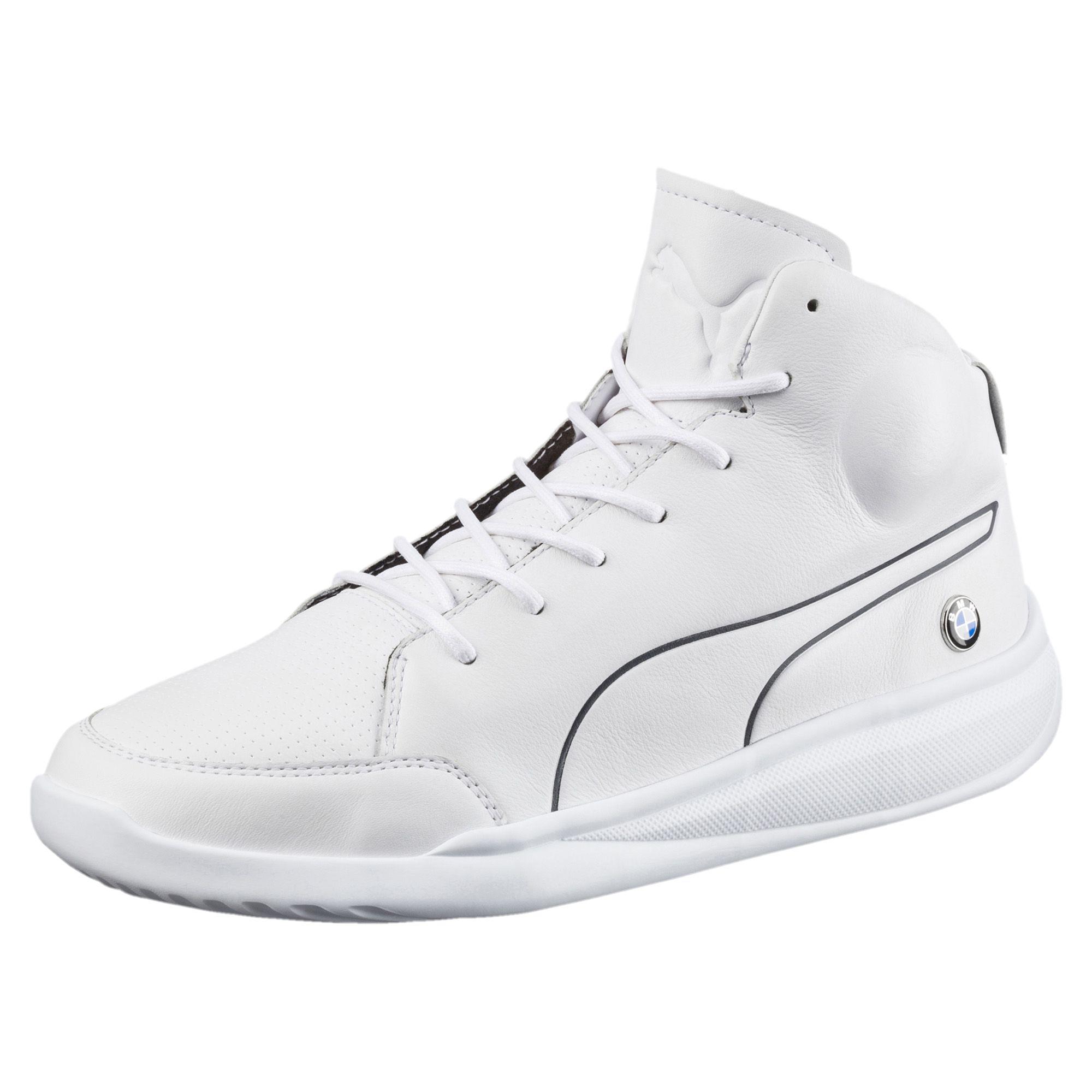 PUMA Bmw Motorsport Casual Mid Men's High Top Sneajkers in White for Men |  Lyst