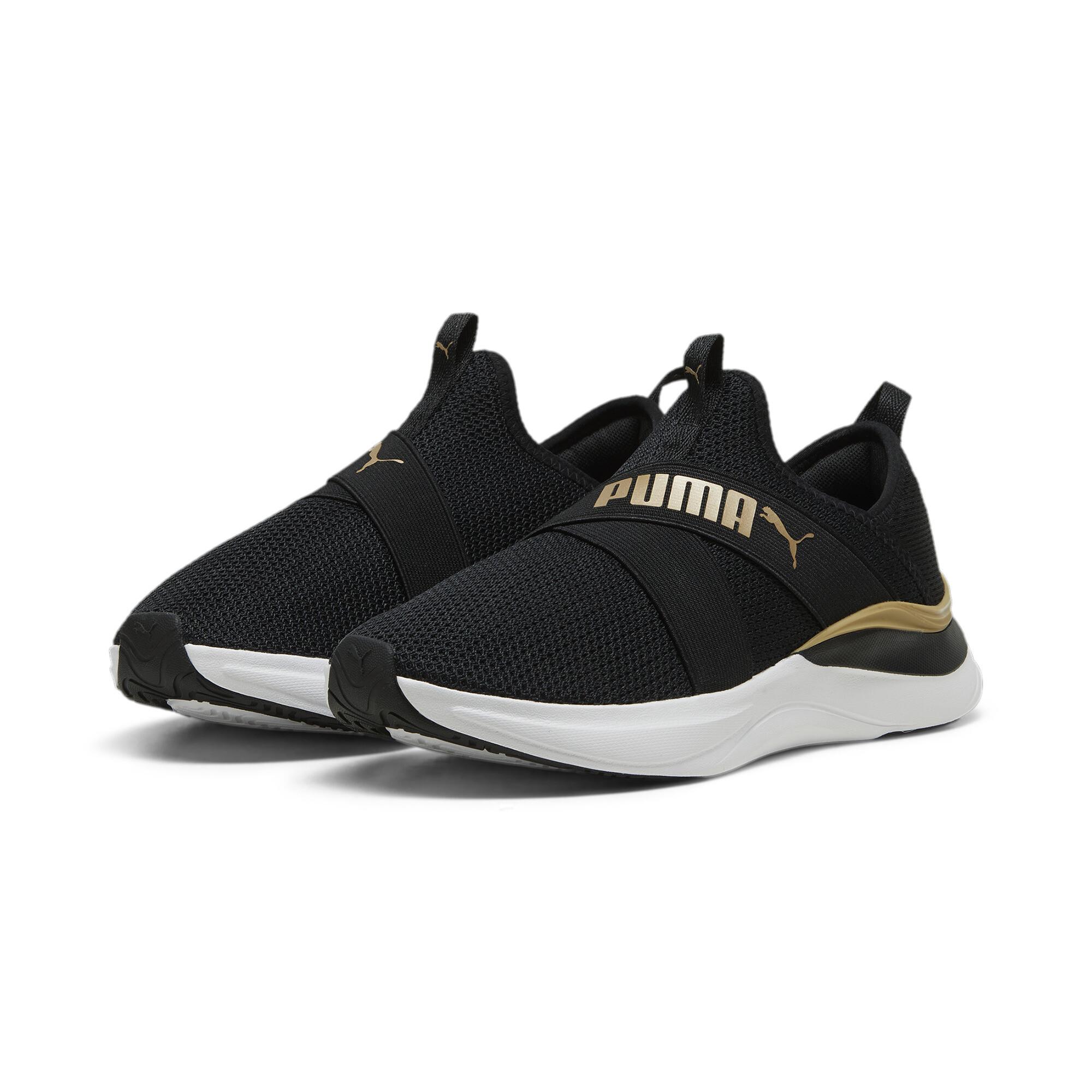 PUMA Softride Harmony Slip-On Shoes in Black | Lyst