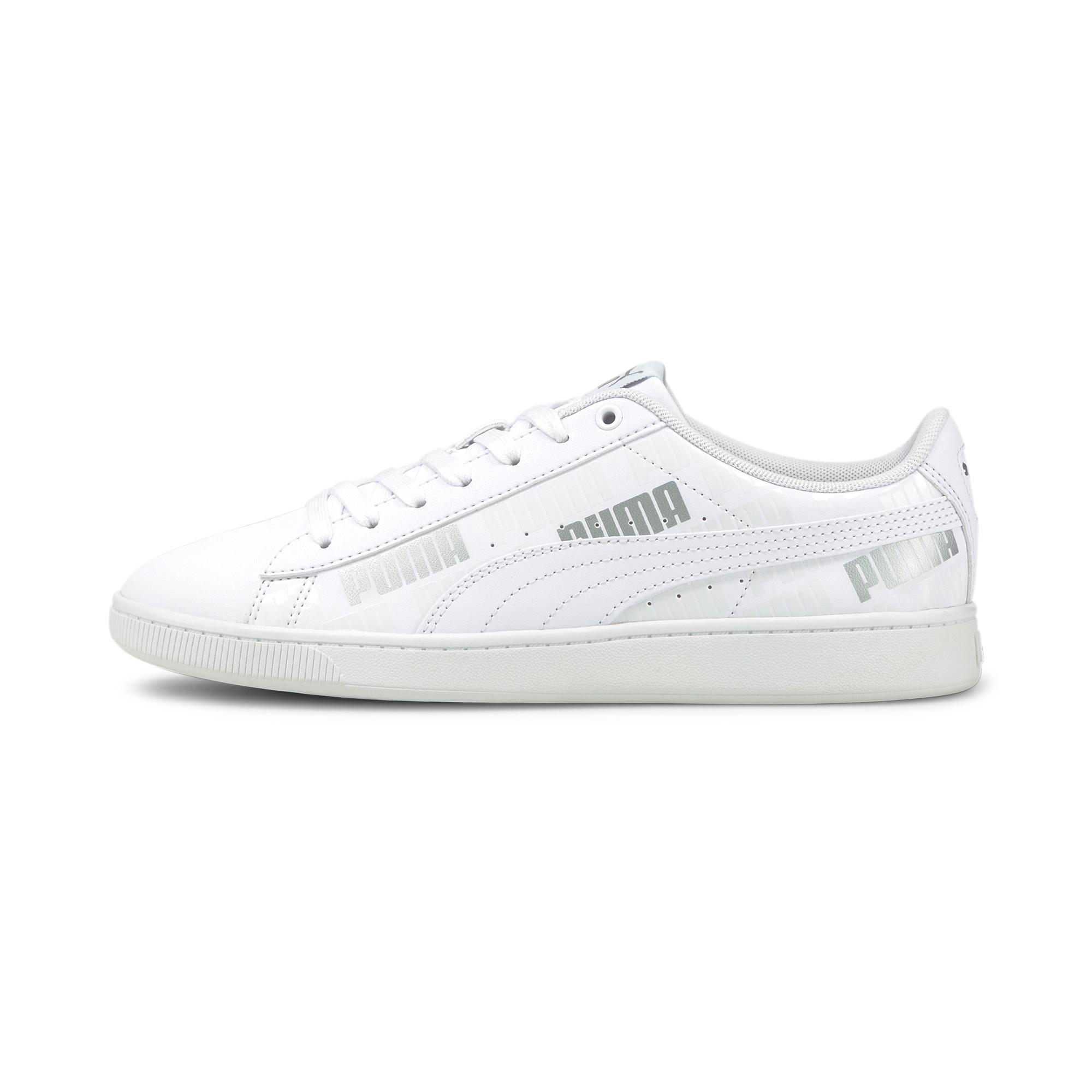 PUMA Rubber Vikky V2 Sig Renew Sneakers in White- White-Gray Violet- Silver  (White) - Lyst