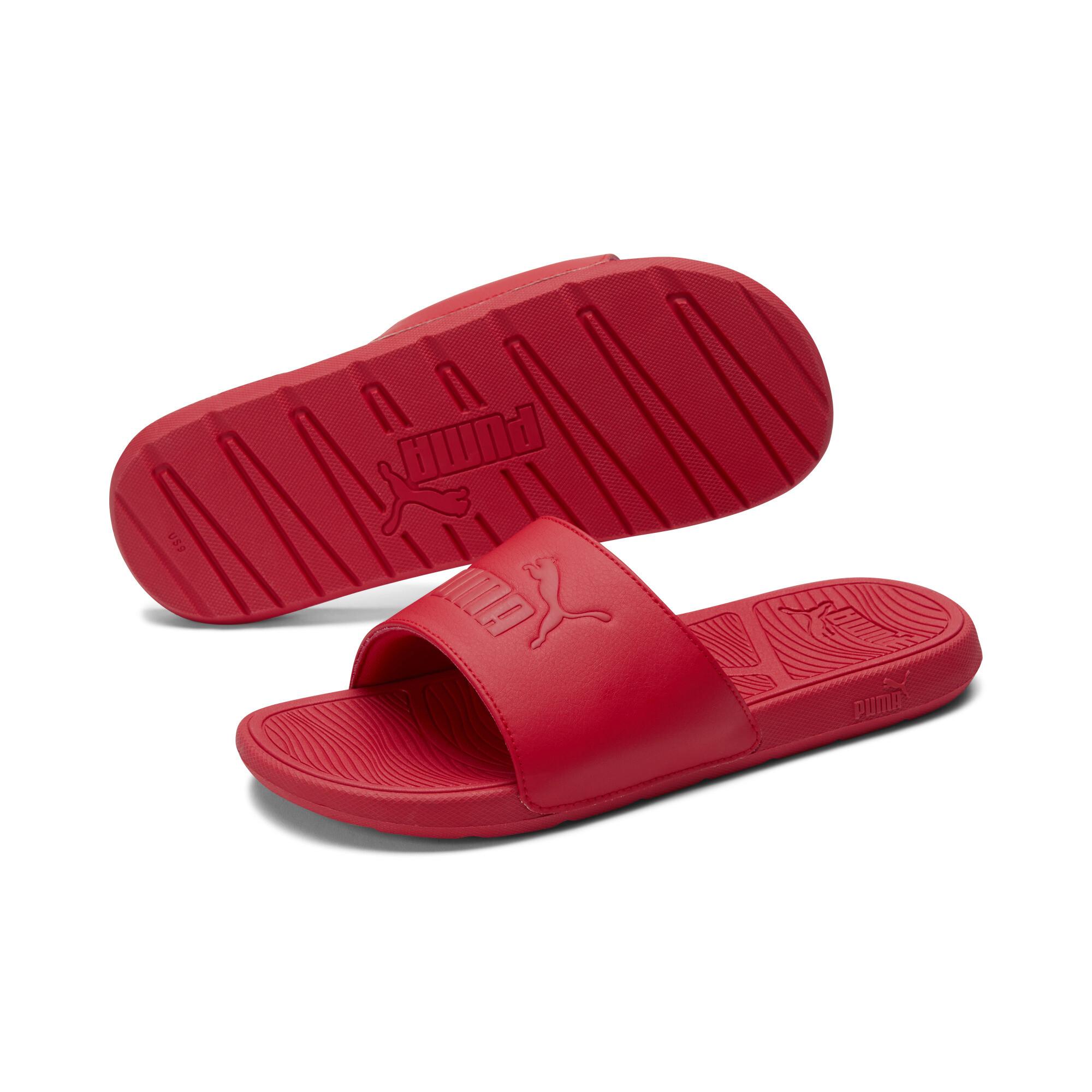 Red PUMA Sandals and Slides for Men | Lyst