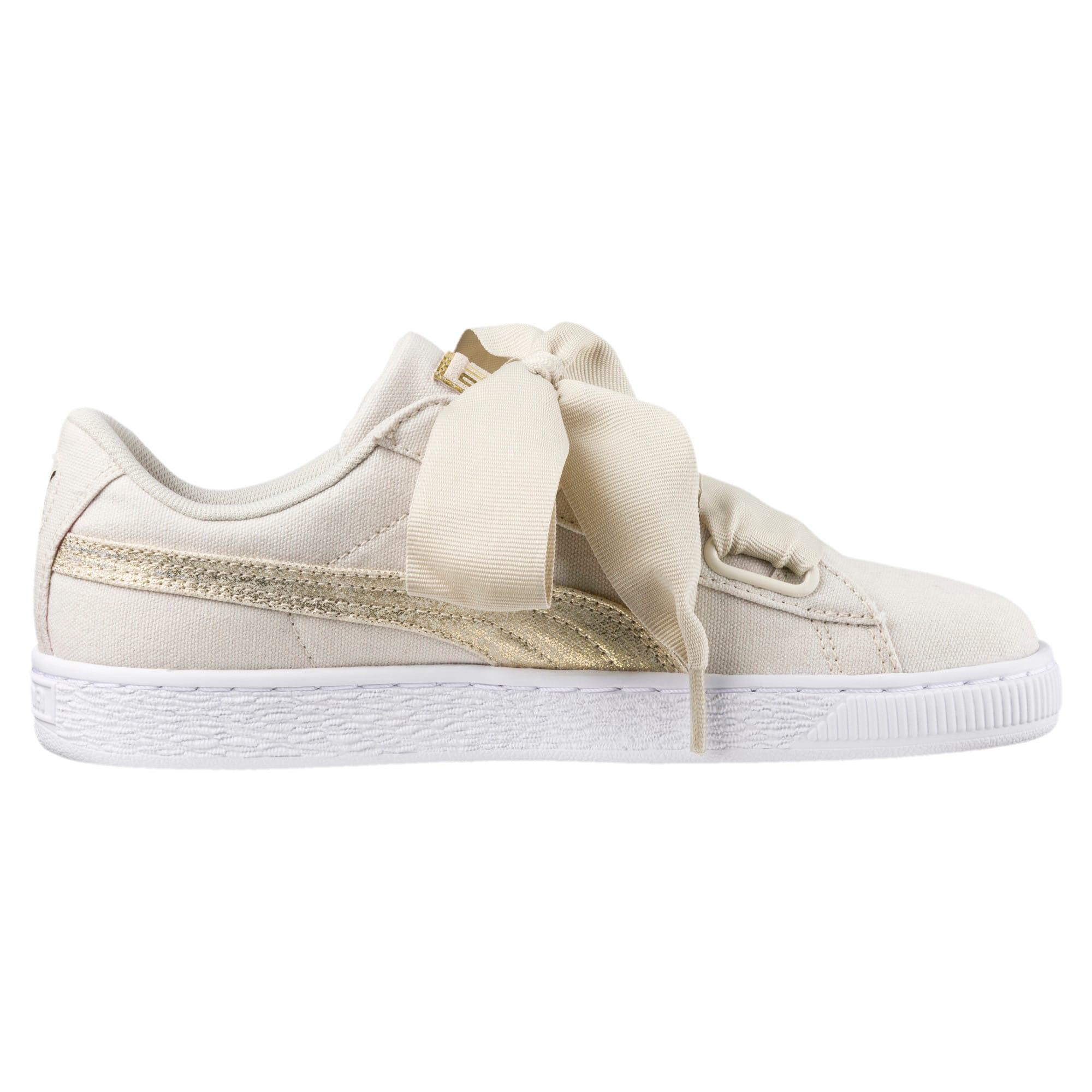 basket heart canvas women's sneakers