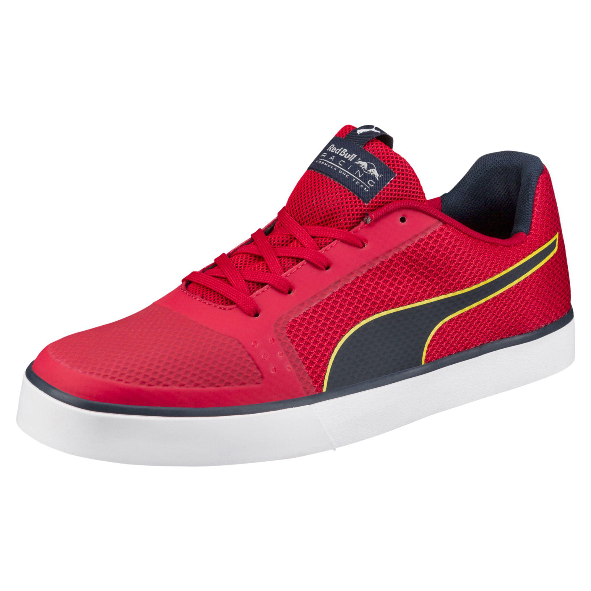 puma red shoes