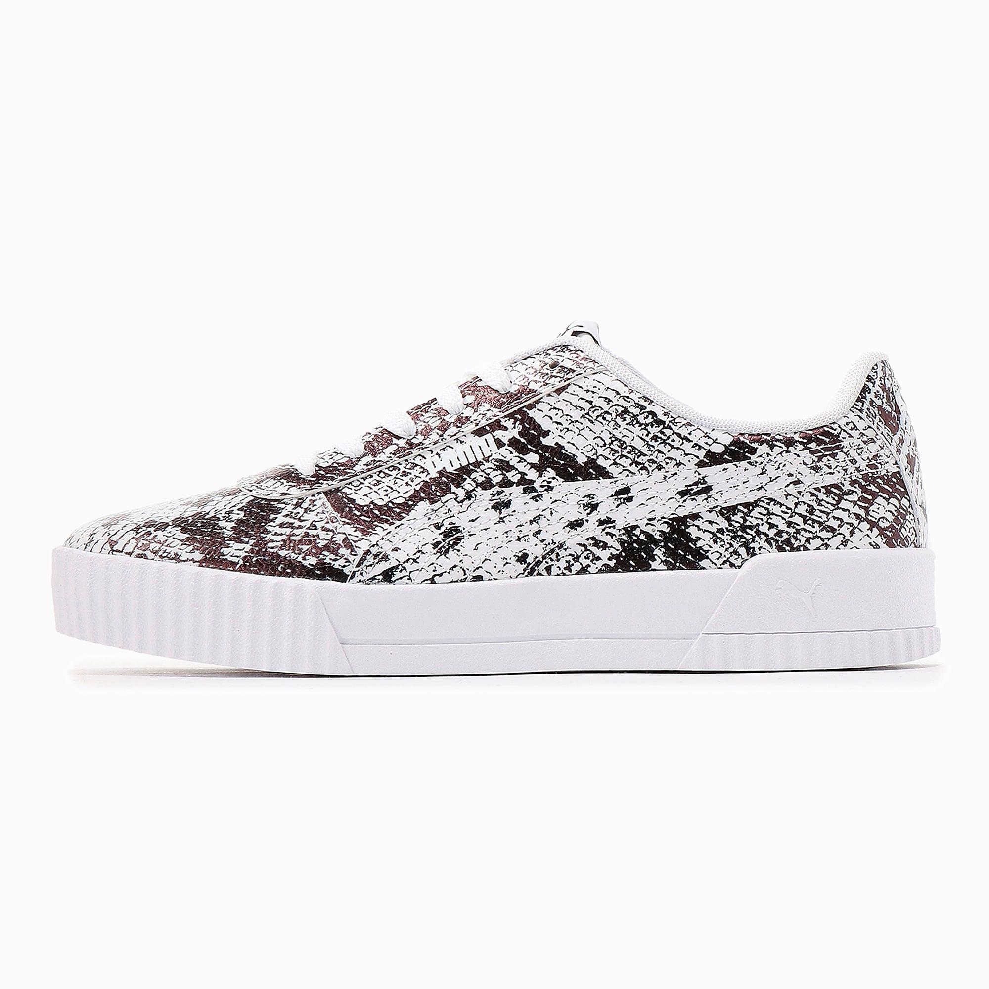 PUMA Carina Reptile Sneaker in WeiB Lyst AT