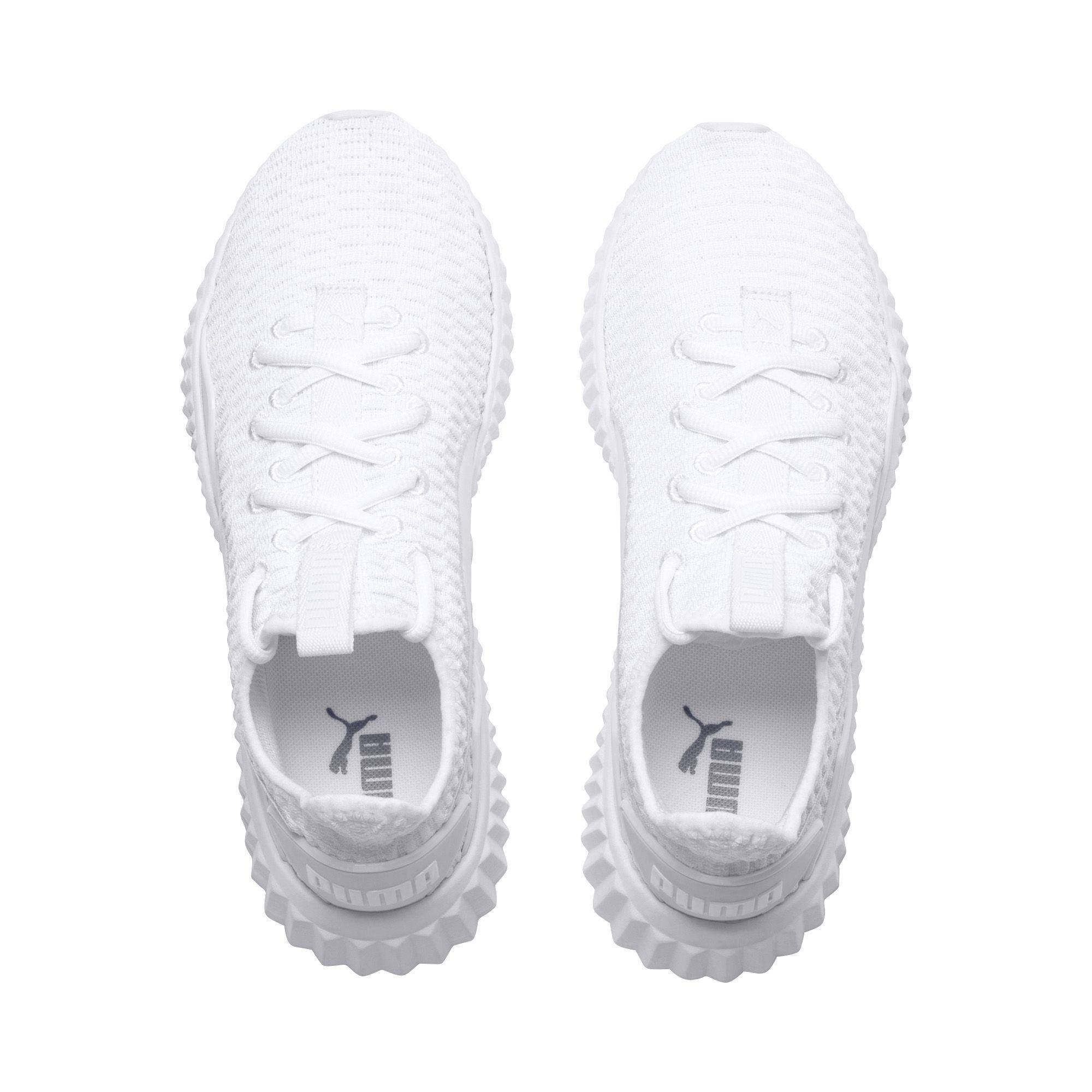 puma defy all white