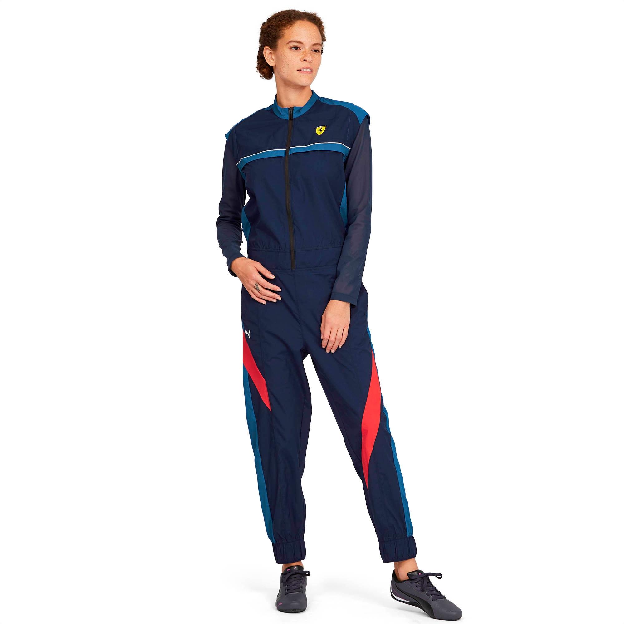 PUMA Scuderia Ferrari Street Women's Jumpsuit in Blue | Lyst