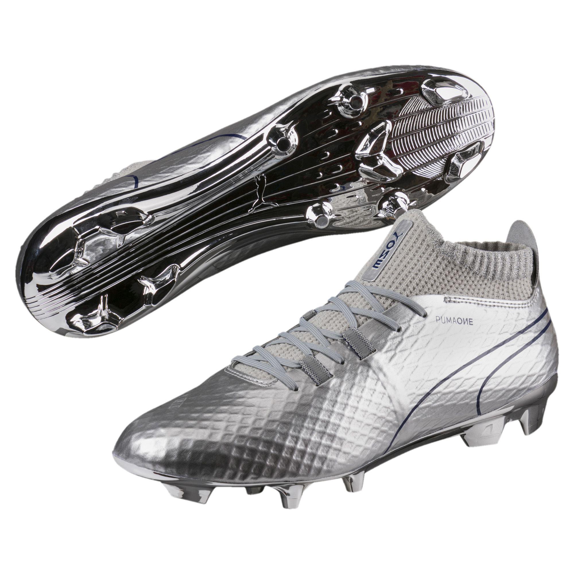 PUMA Leather One Chrome Fg Men's Soccer Cleats for Men - Lyst