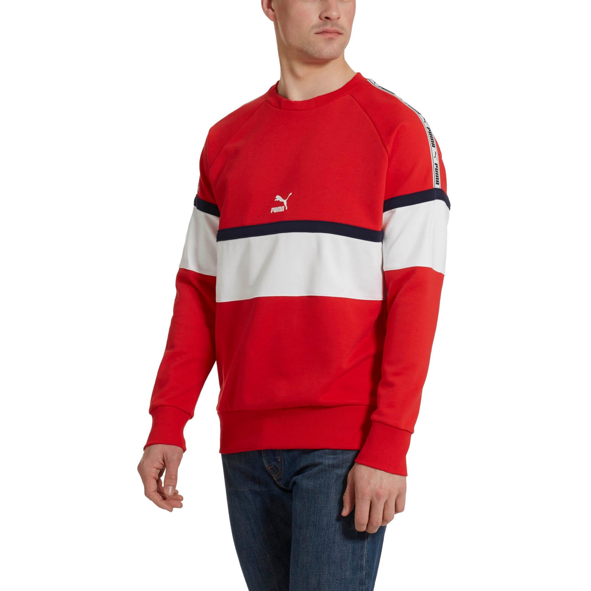 PUMA Cotton Xtg Men's Long Sleeve Crewneck Sweatshirt in 11 (Red) for Men -  Lyst
