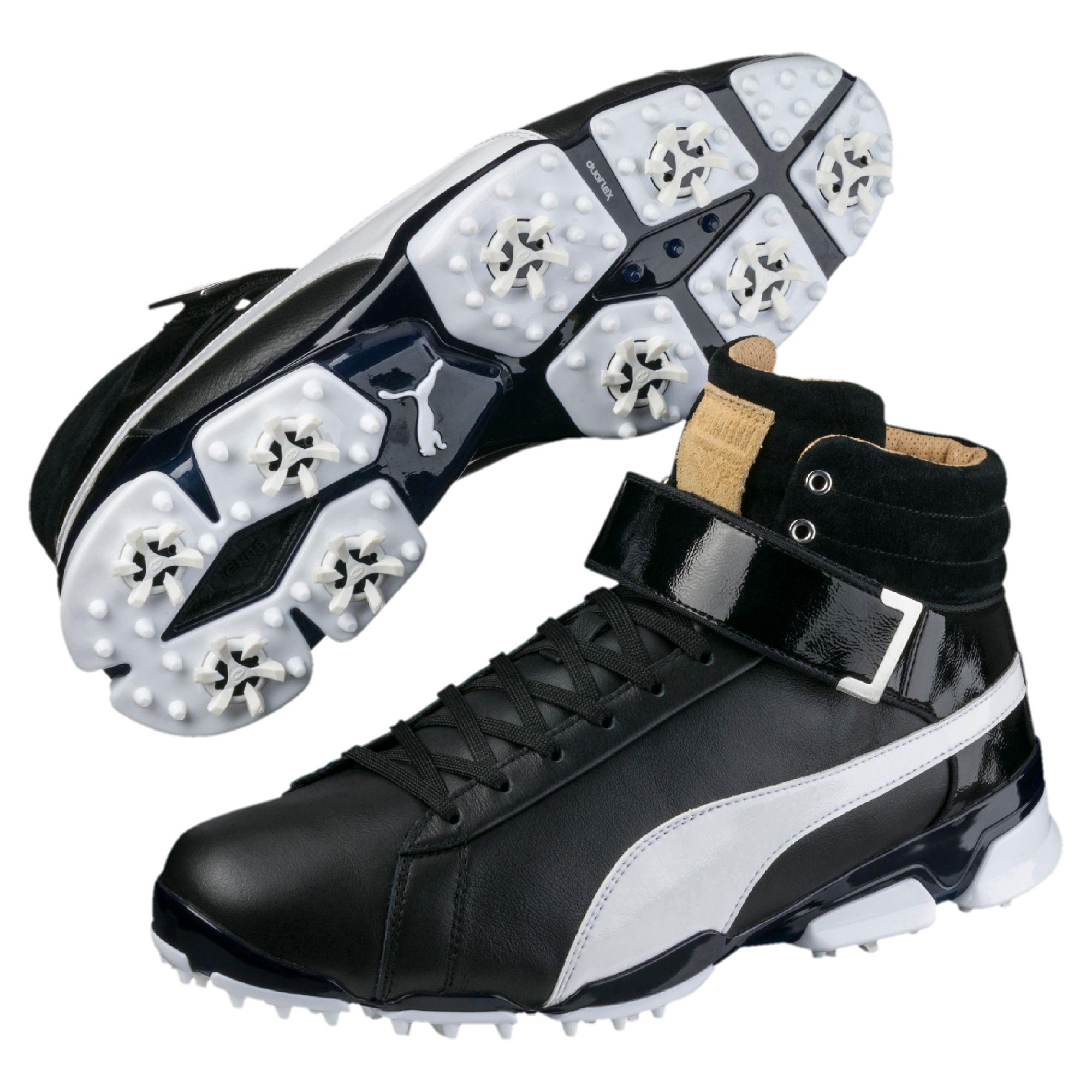 PUMA Leather Titantour Ignite High-top Men's Golf Shoes in Black for Men |  Lyst
