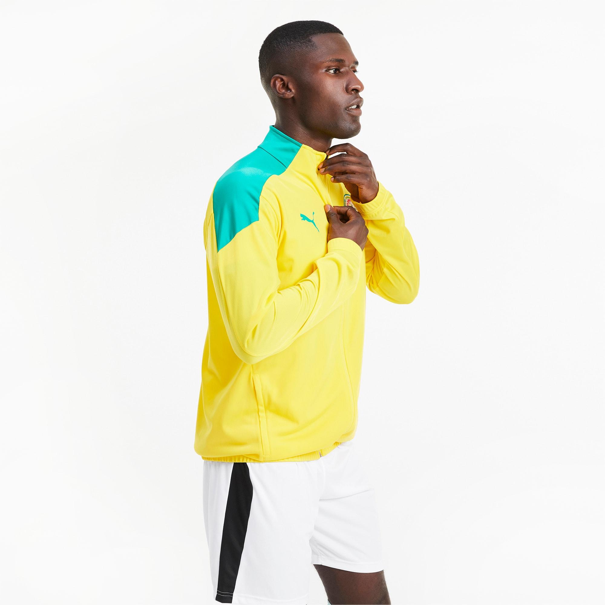 lucha toma una foto Mascotas Senegal Stadium Men's Football Jacket PUMA de hombre de color Amarillo |  Lyst