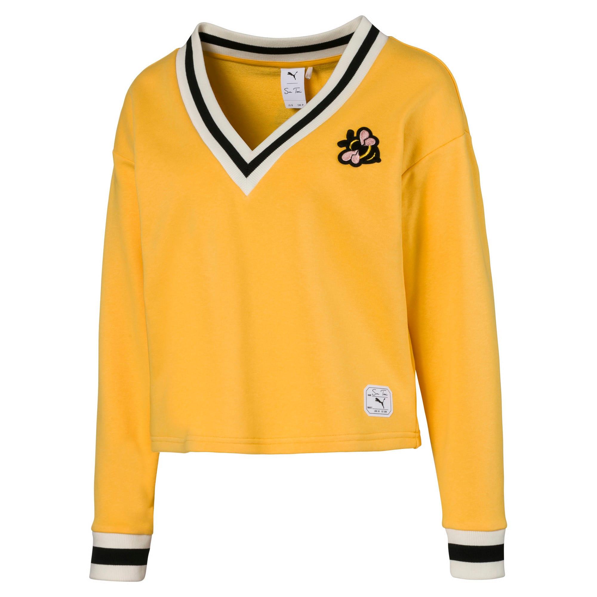 puma yellow sweater