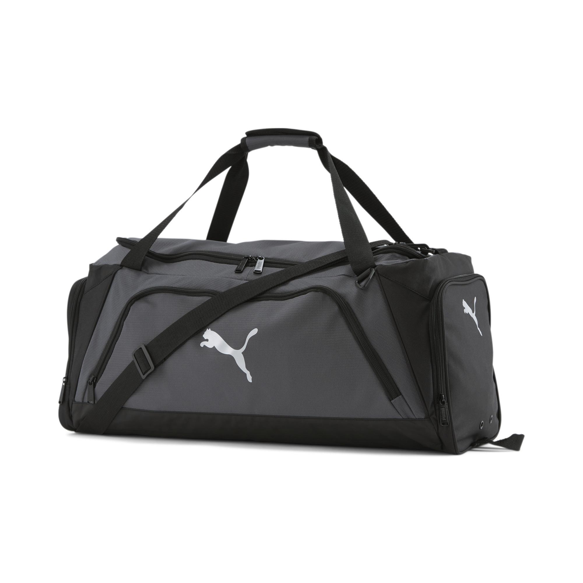 black puma duffel bag