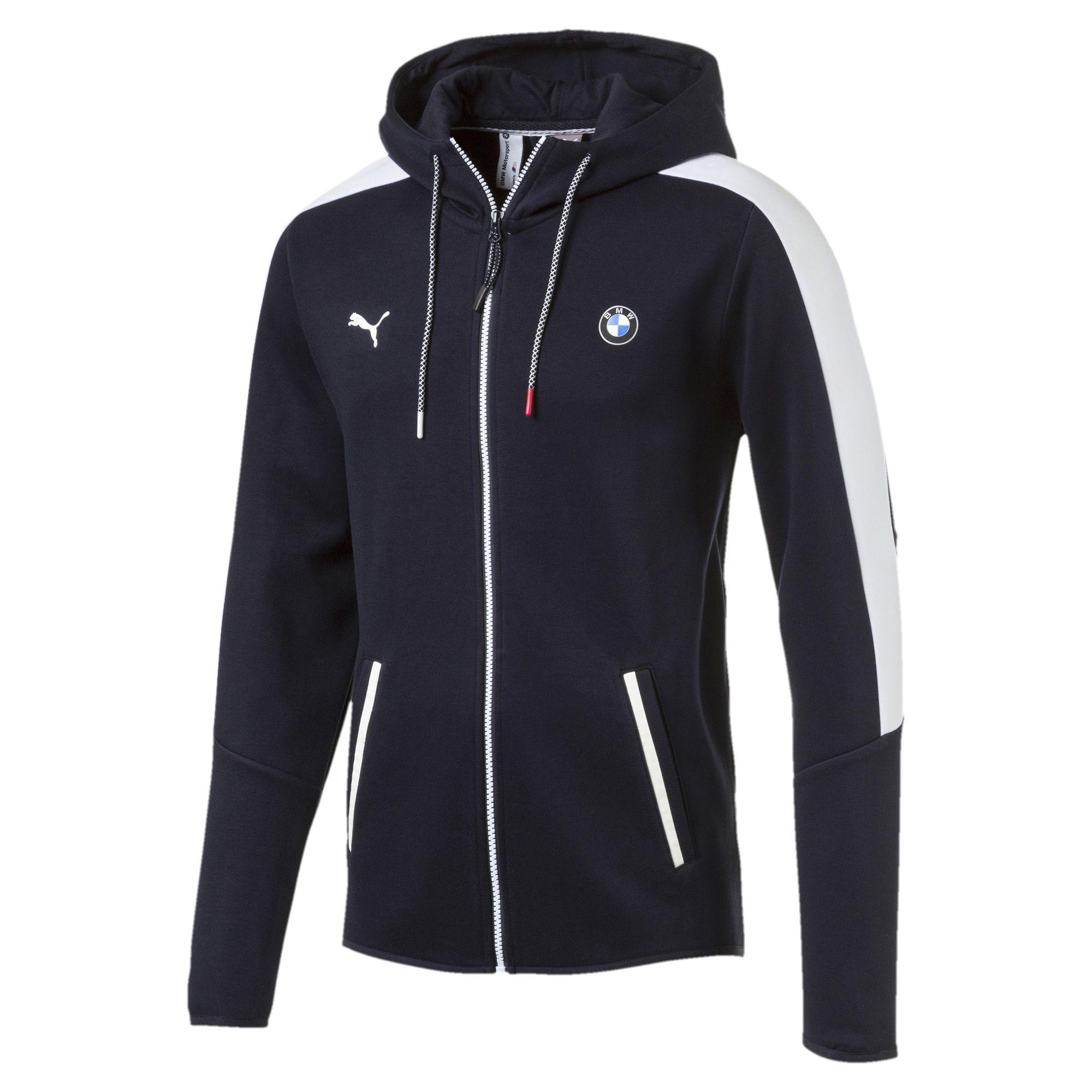 PUMA Bmw Motorsport T7 Hoodie in Blue for Men | Lyst