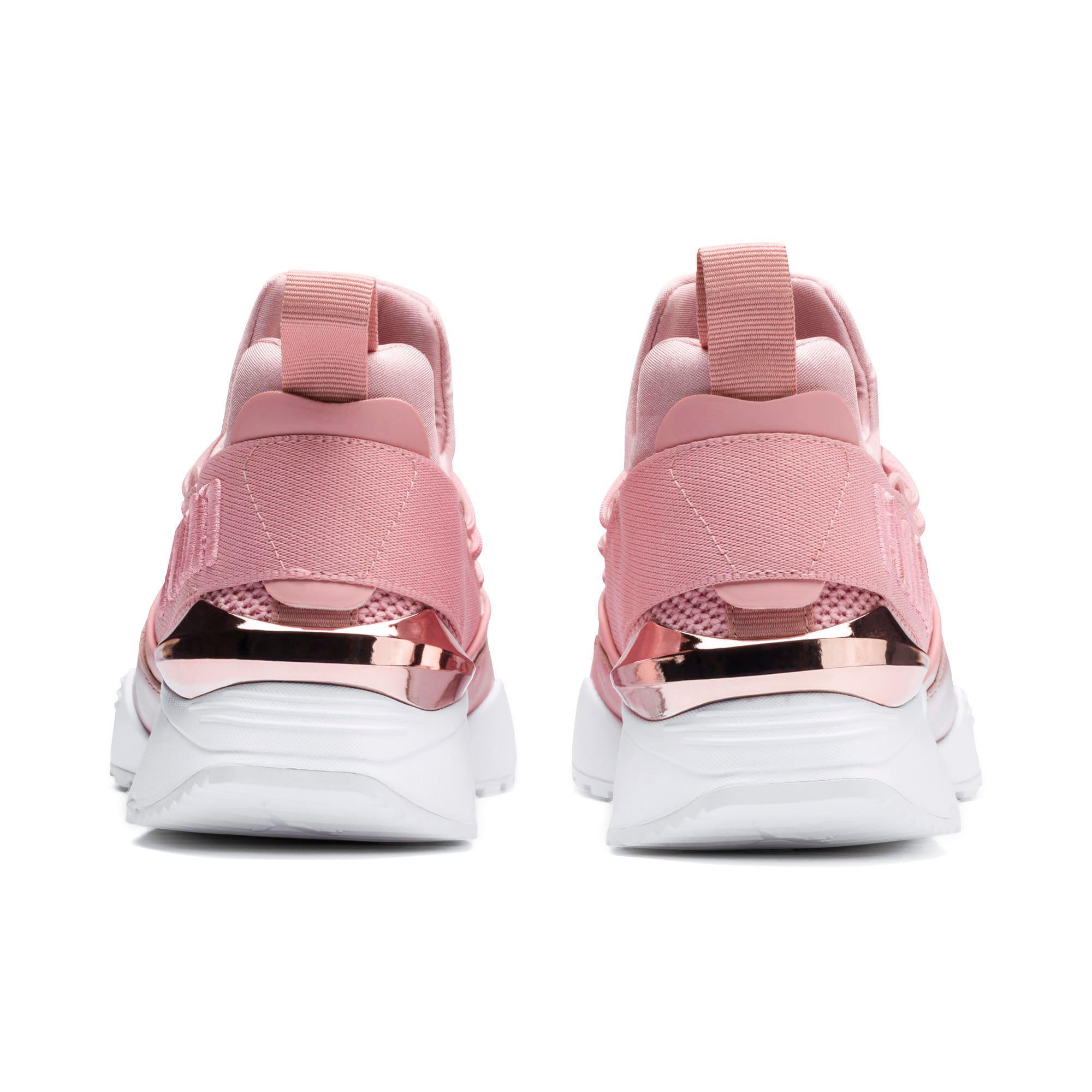 muse maia metallic rose women's sneakers