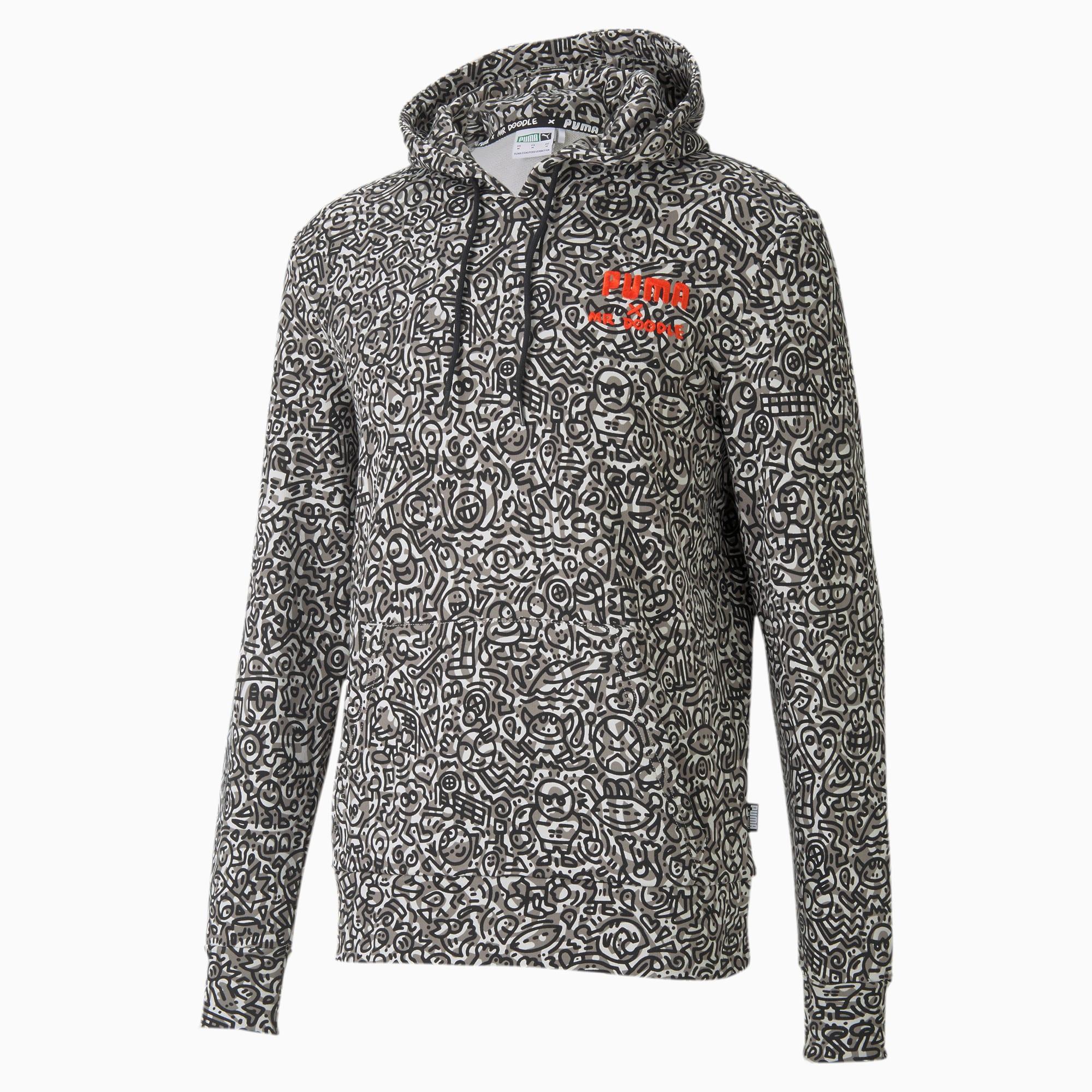 Sudadera con Capucha x Mr Doodle PUMA de Algodón de color Negro para hombre  | Lyst