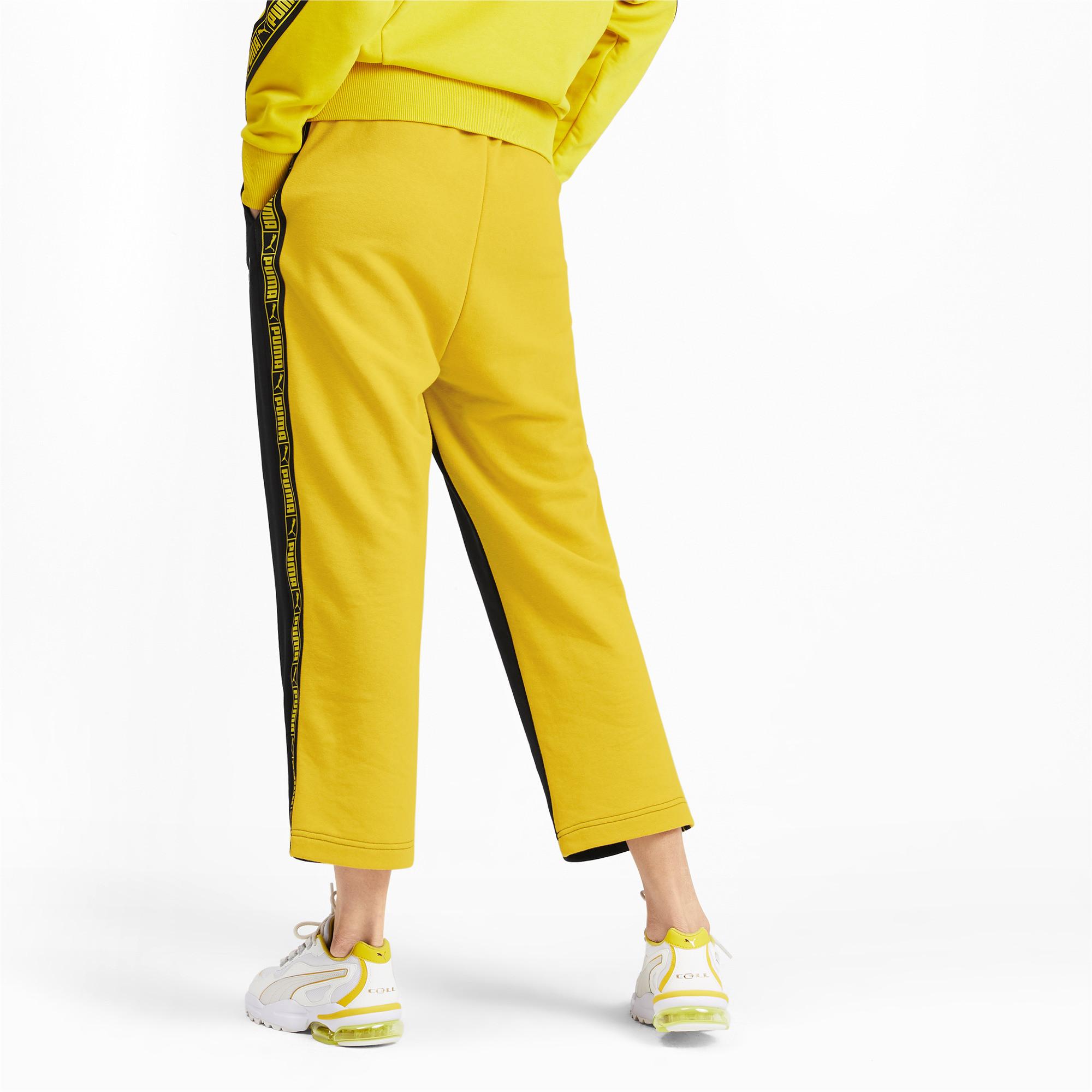 yellow track pants womens