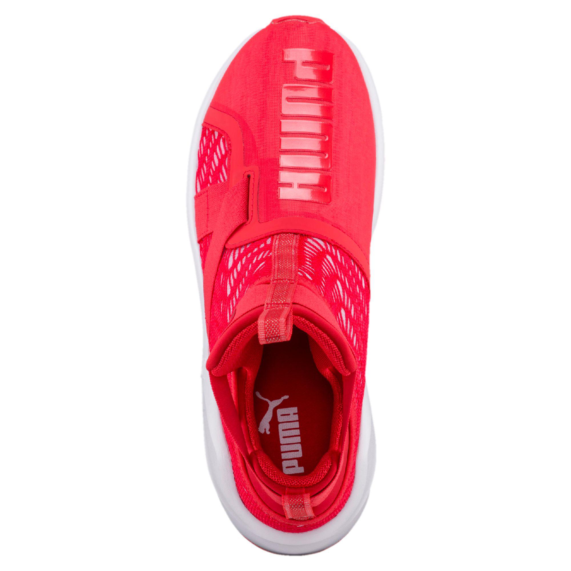 PUMA Rubber Fierce Strap Swirl Women's Training Shoes in Red | Lyst