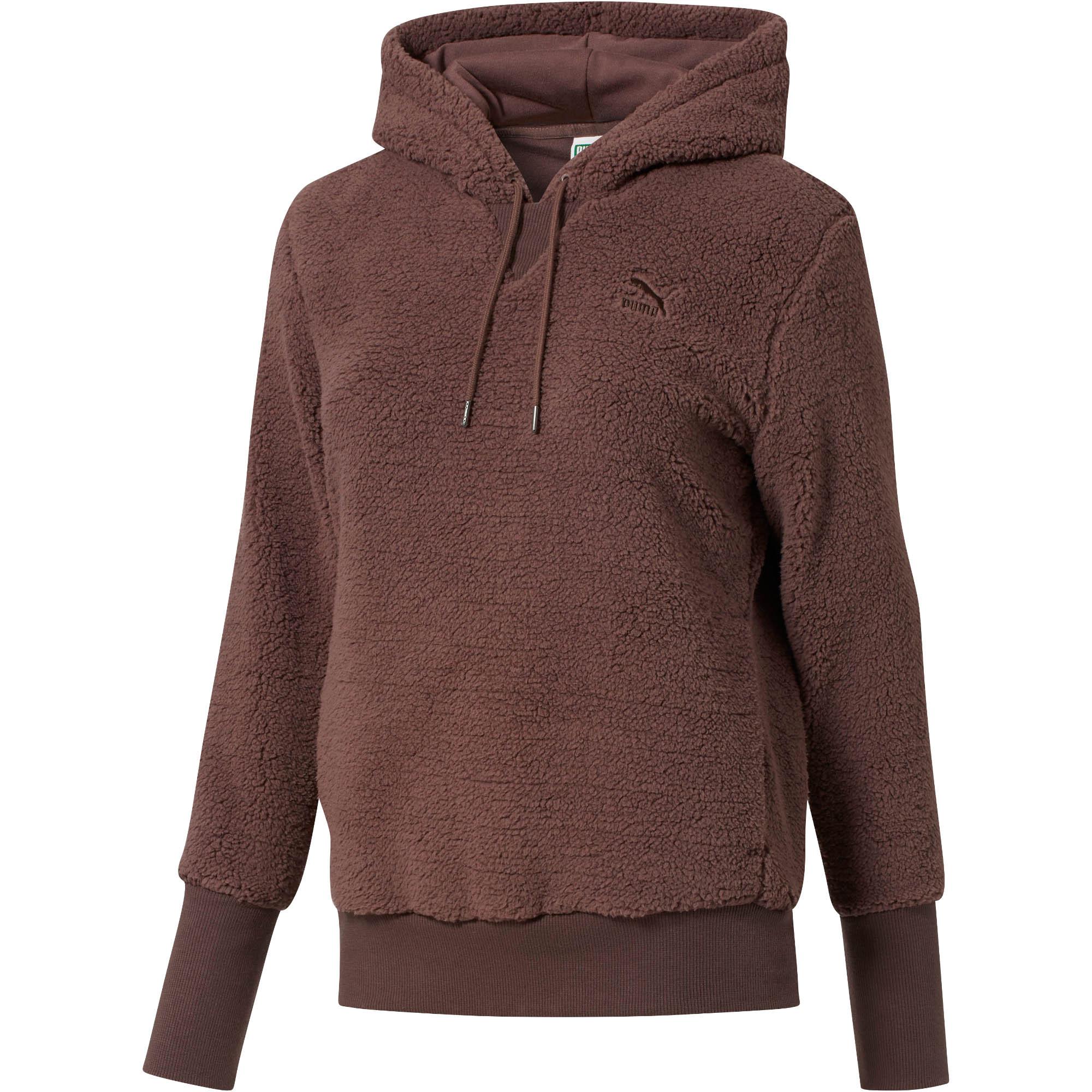 downtown pullover sherpa hoodie