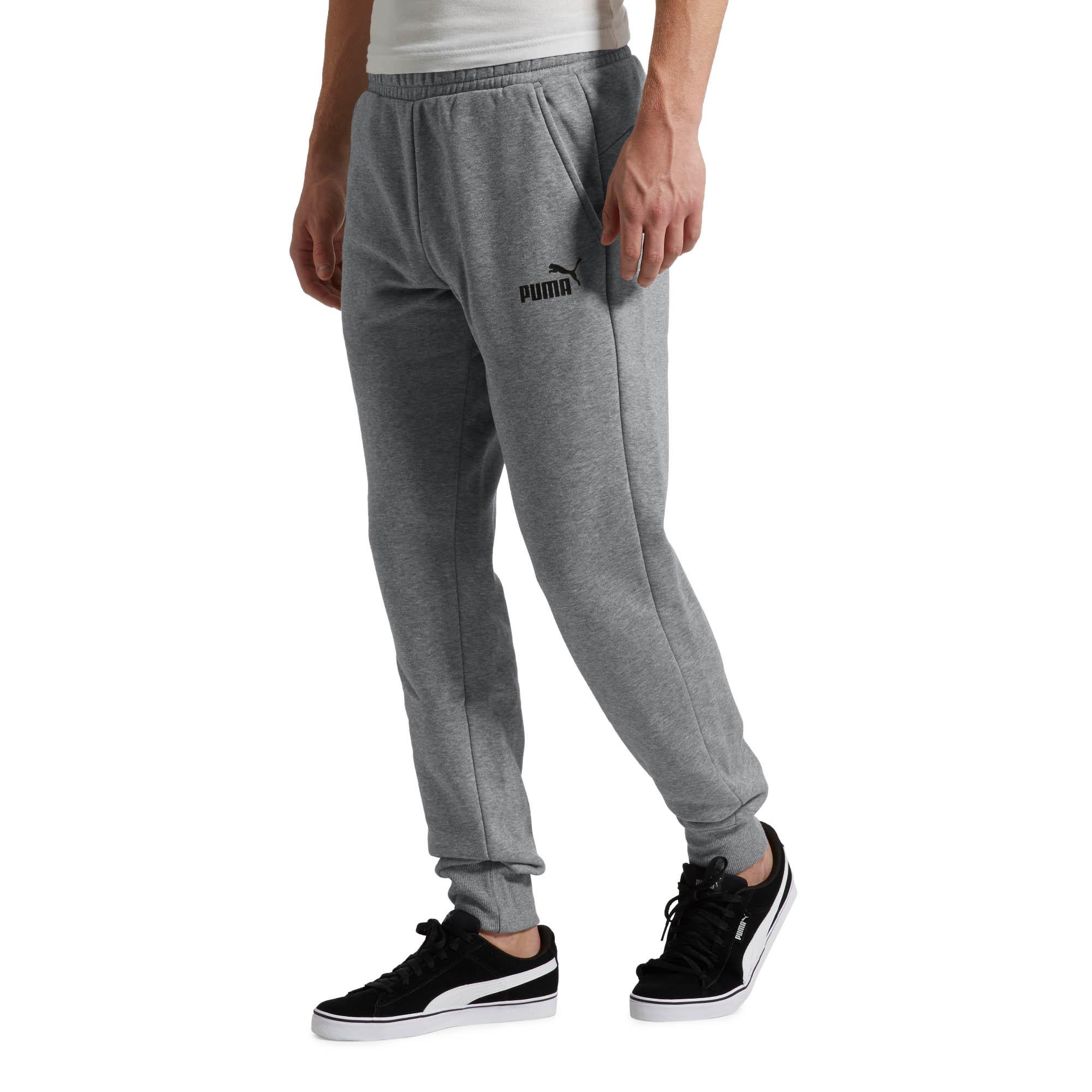 puma essential logo fleece pants