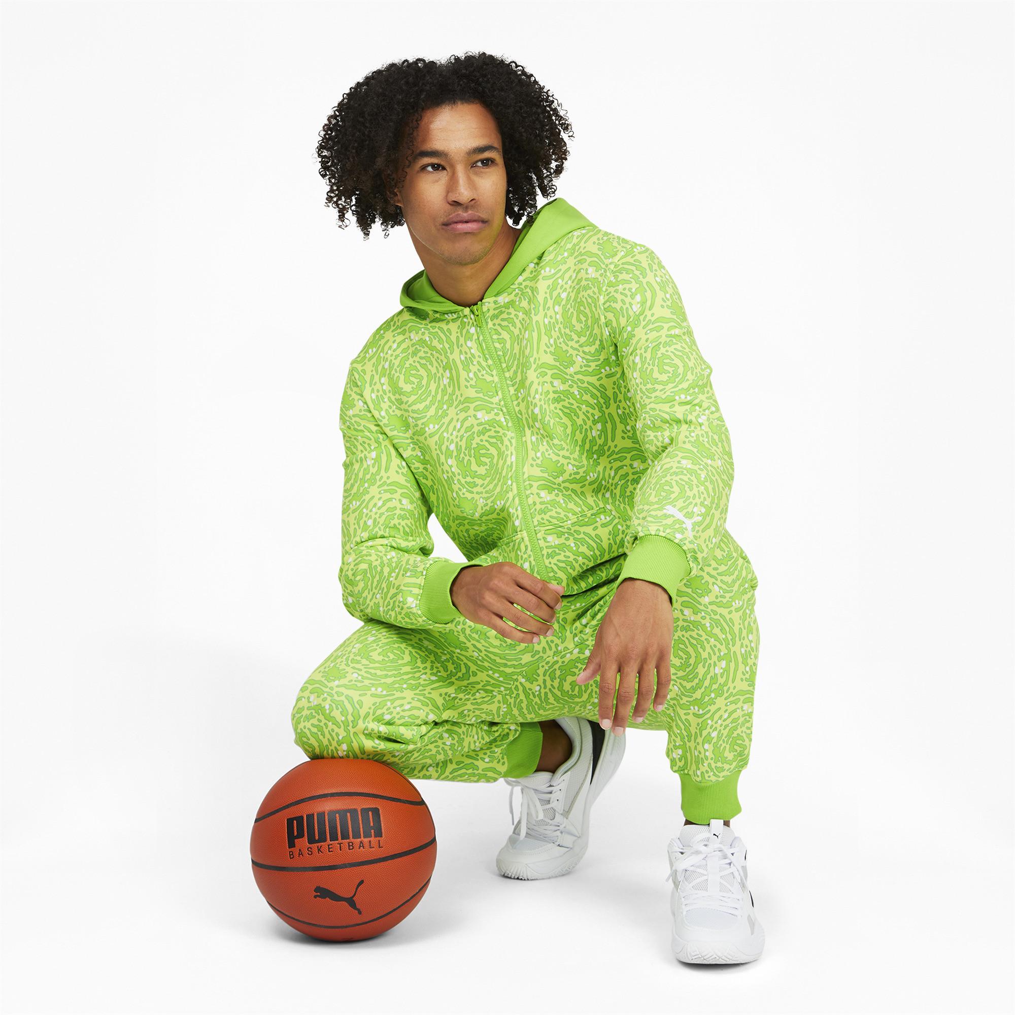 PUMA X Rick And Morty Slime Basketball Onesie in Green for Men | Lyst