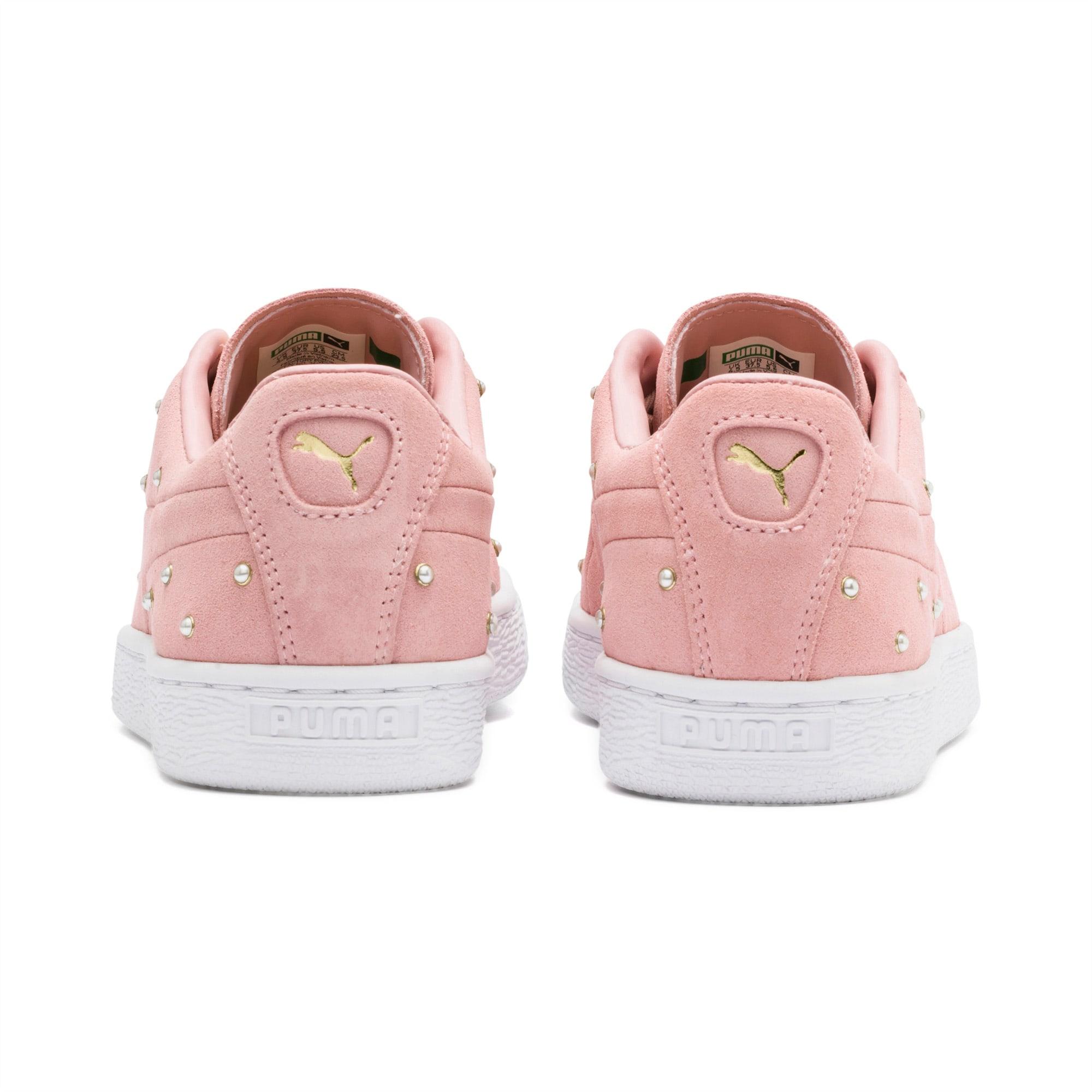PUMA Suede Pearl Studs Wn's Trainers in Pink - Lyst