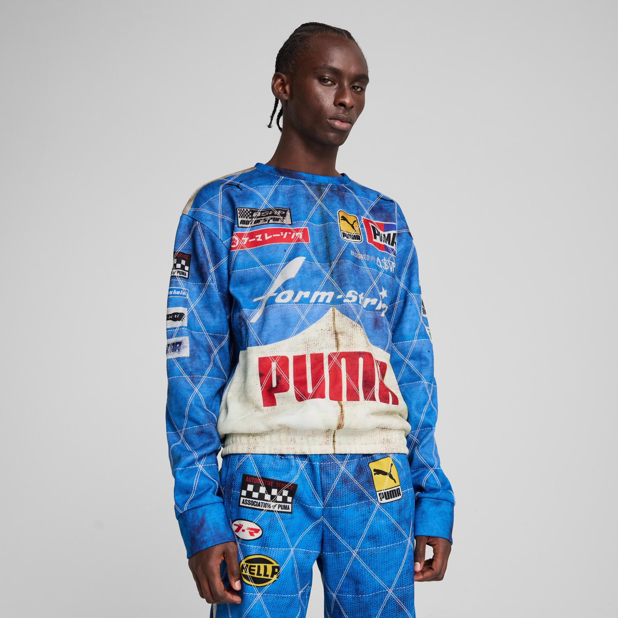 PUMA A$Ap Rocky X Quilted Sweatshirt Royal in Blue Lyst UK