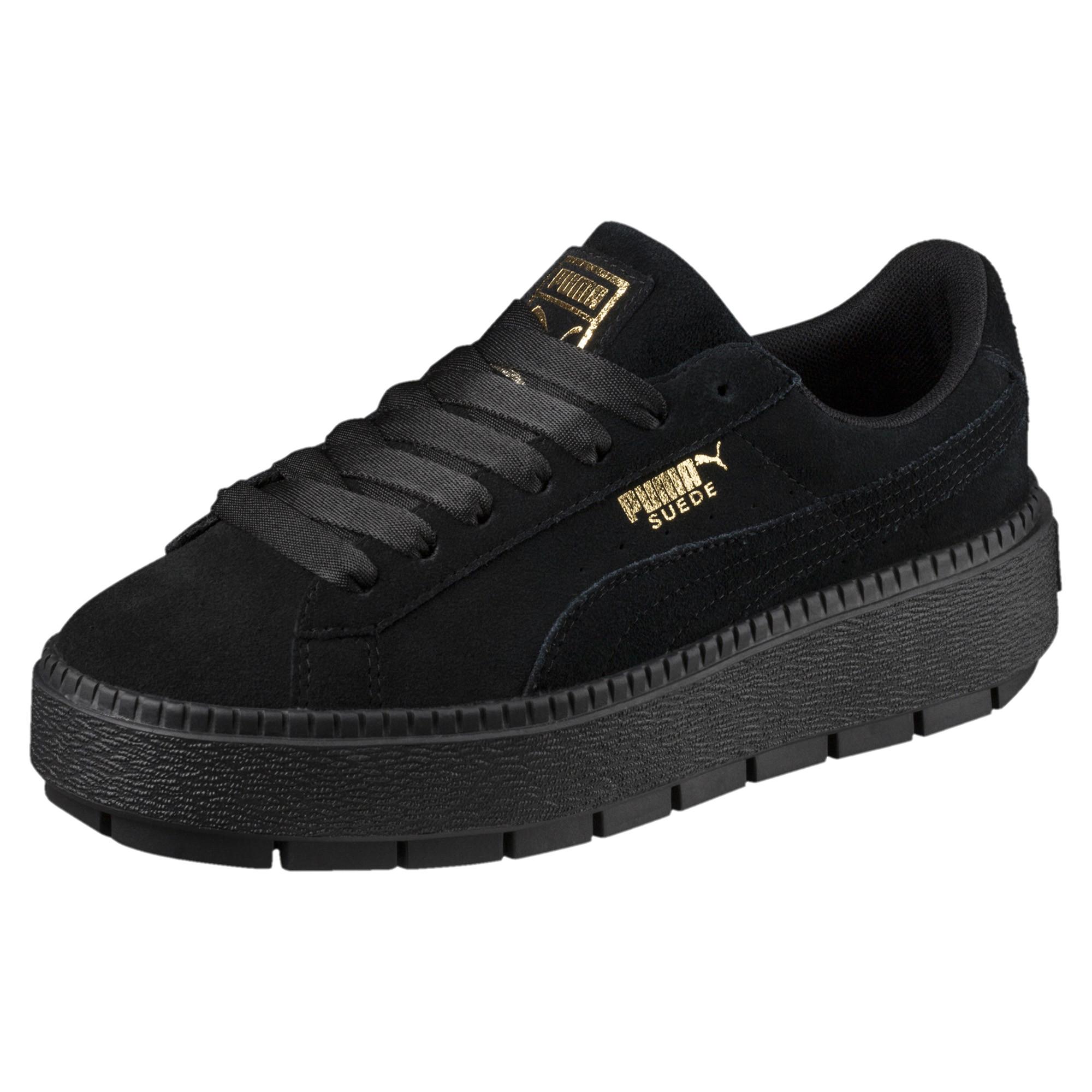 puma trace platform trainers