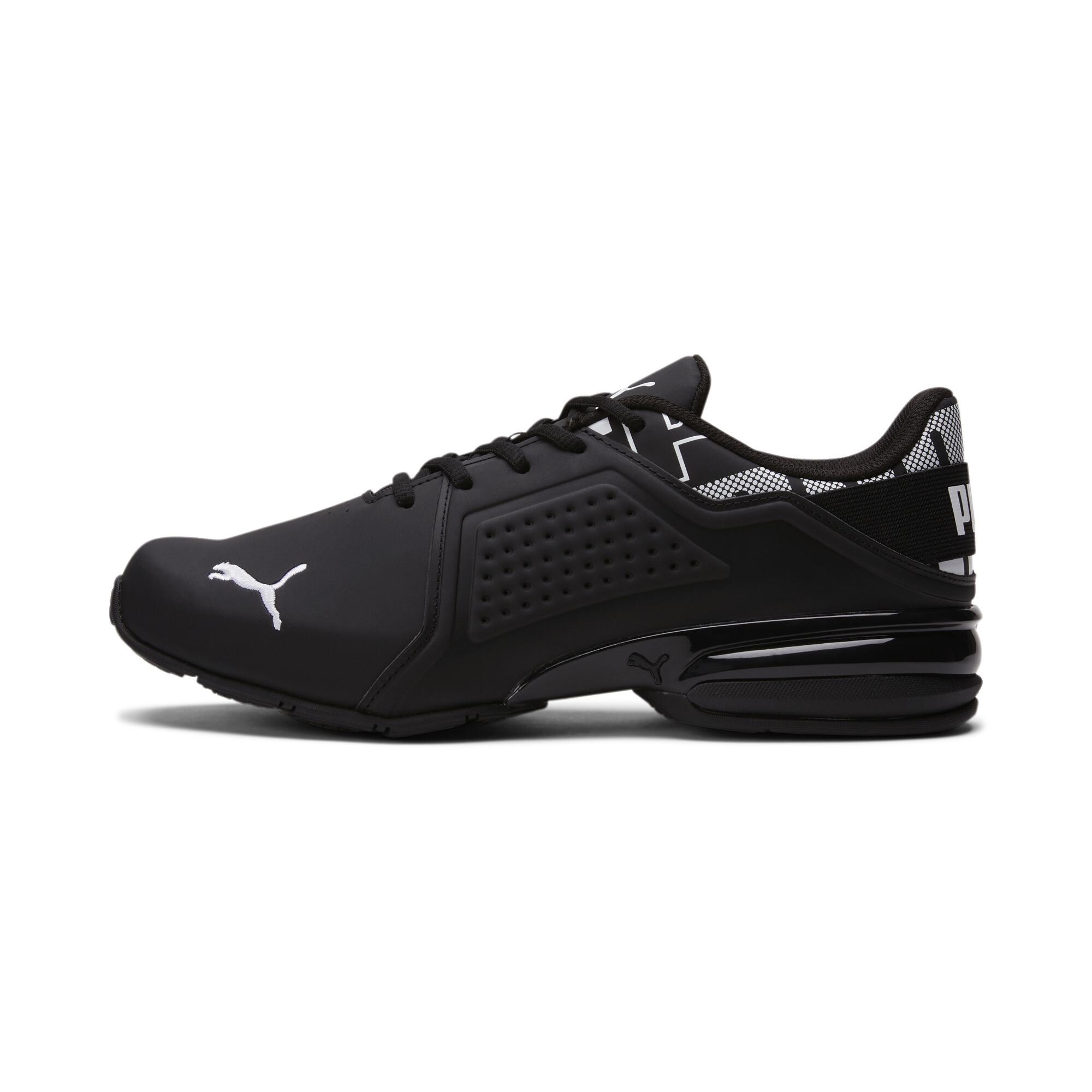 PUMA Viz Runner Repeat Wide Running Shoes in Black for Men | Lyst