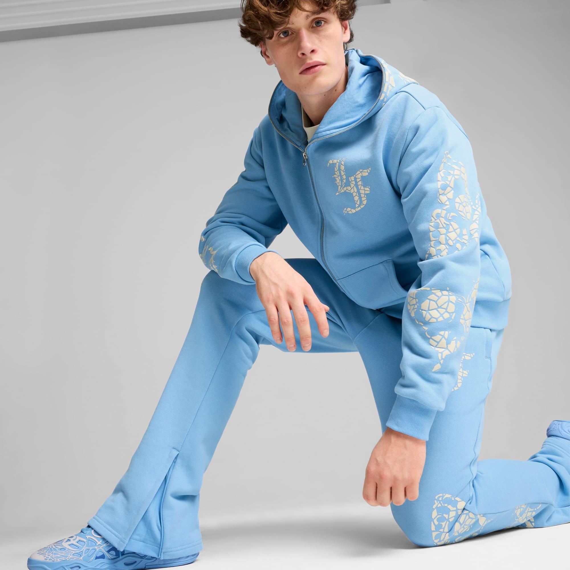 PUMA LaMelo Ball LaFrancé Mosaic Sweatpants in Blue for Men | Lyst UK