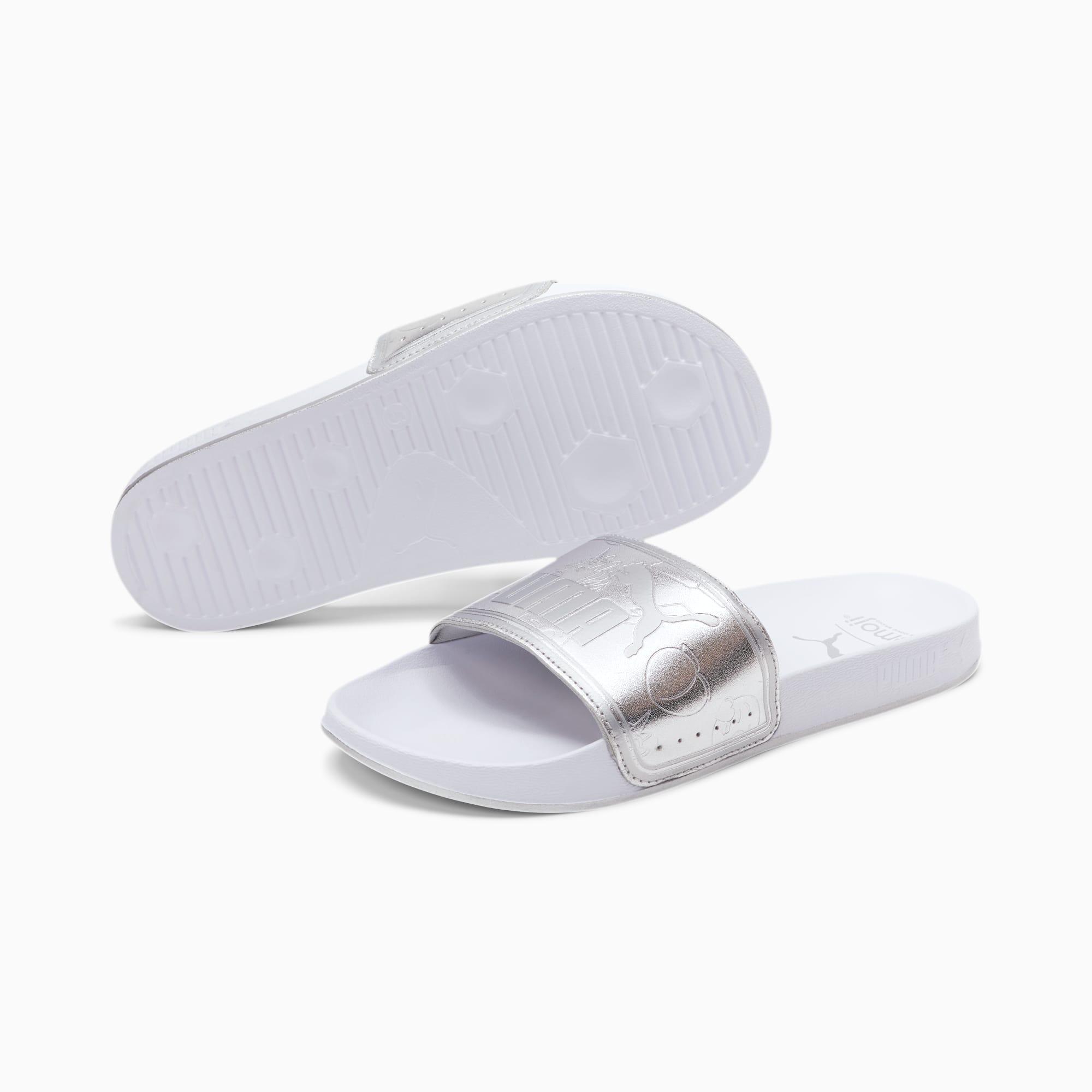 silver puma slides