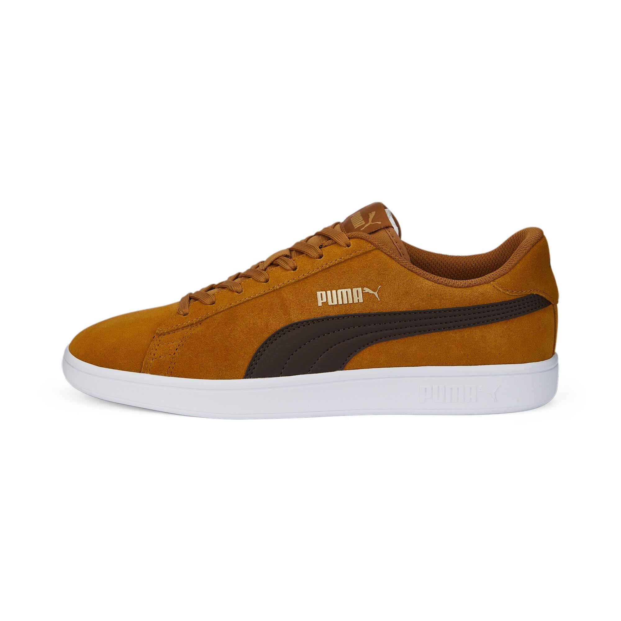 PUMA Smash V2 Trainers in Brown | Lyst