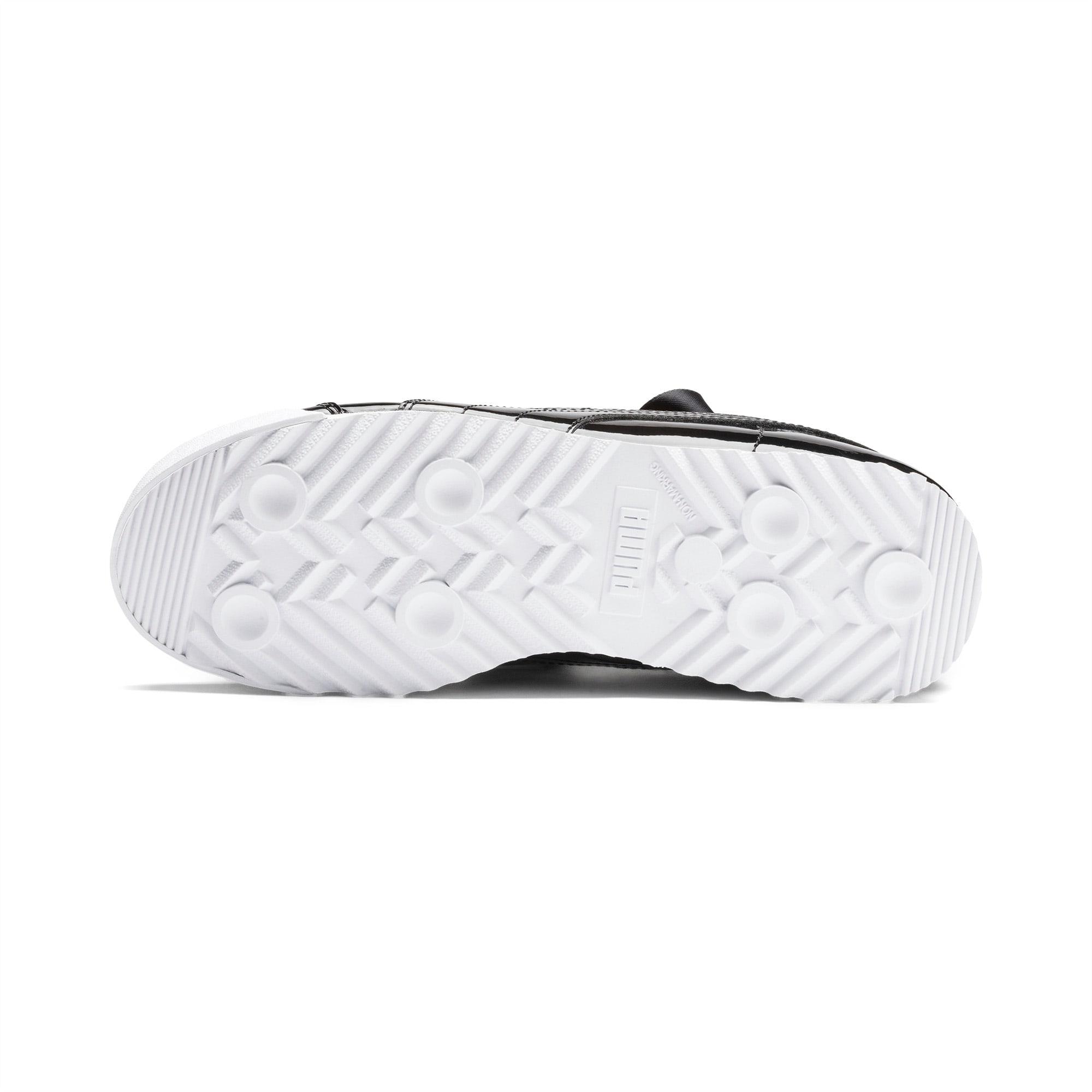 roma heart patent women's sneakers