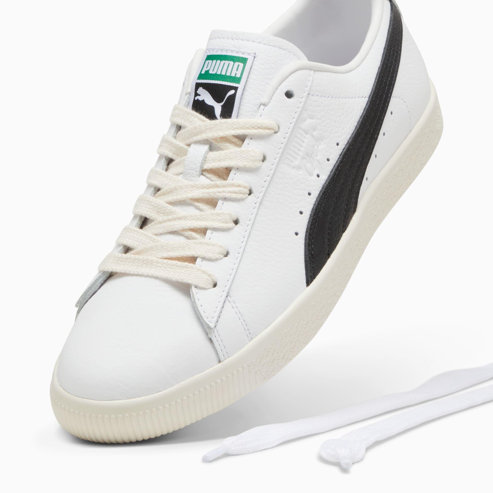 PUMA Iconic Leather Clyde Sneakers in White Lyst UK