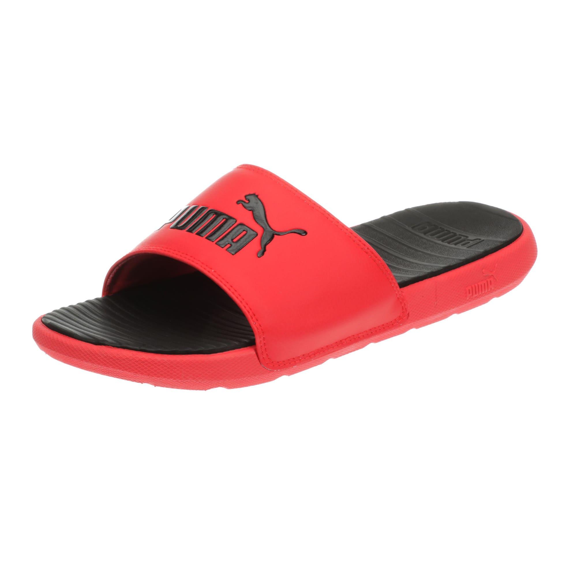 puma sandals red