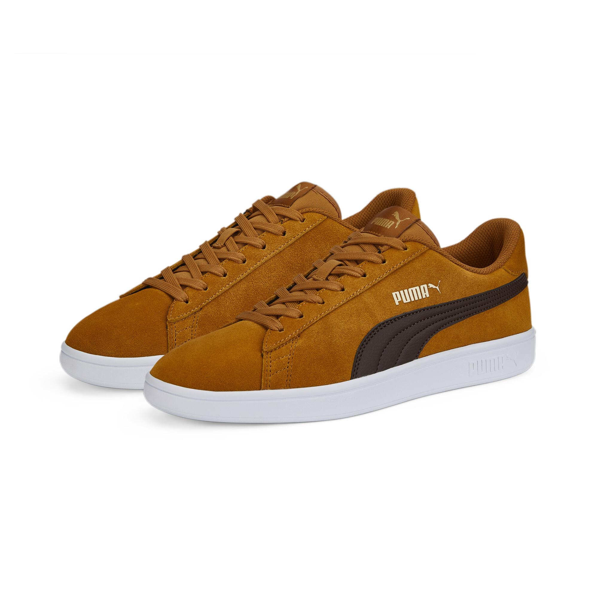 PUMA Smash V2 Trainers in Brown | Lyst