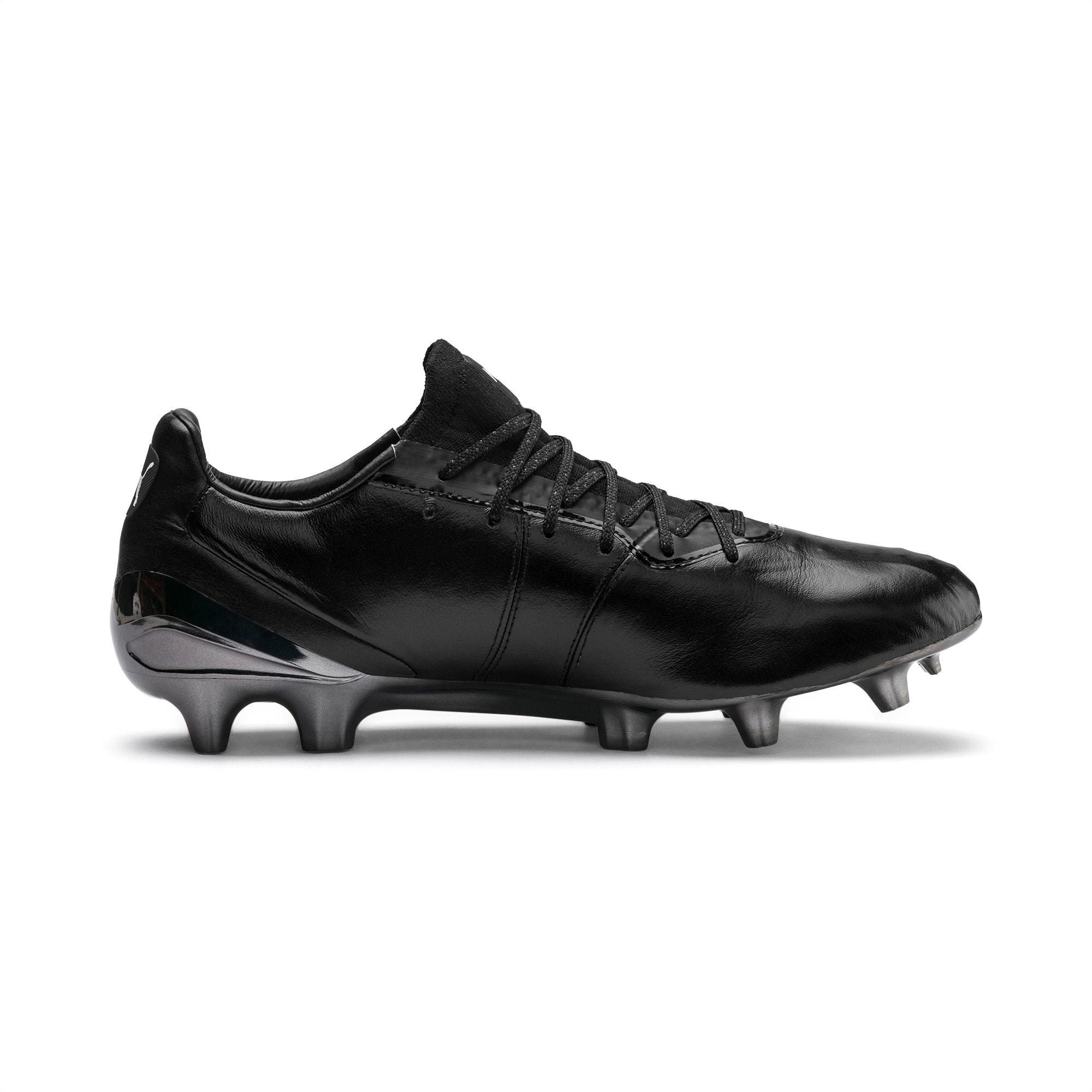 PUMA Leather King Platinum Fg/ag Men's Soccer Cleats in 01 (Black) for ...