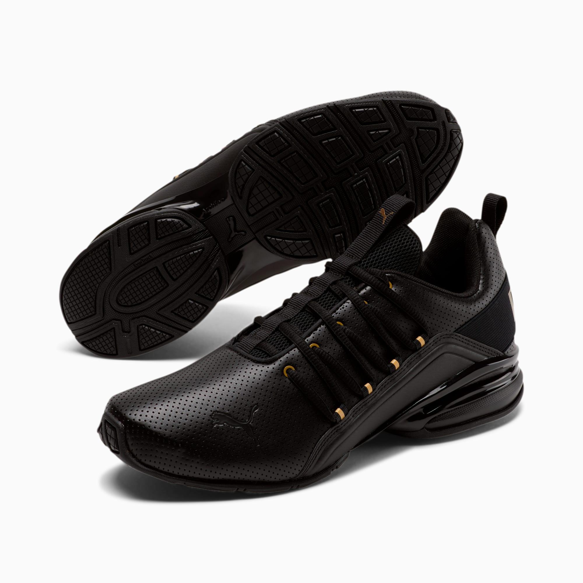 puma axelion black gold