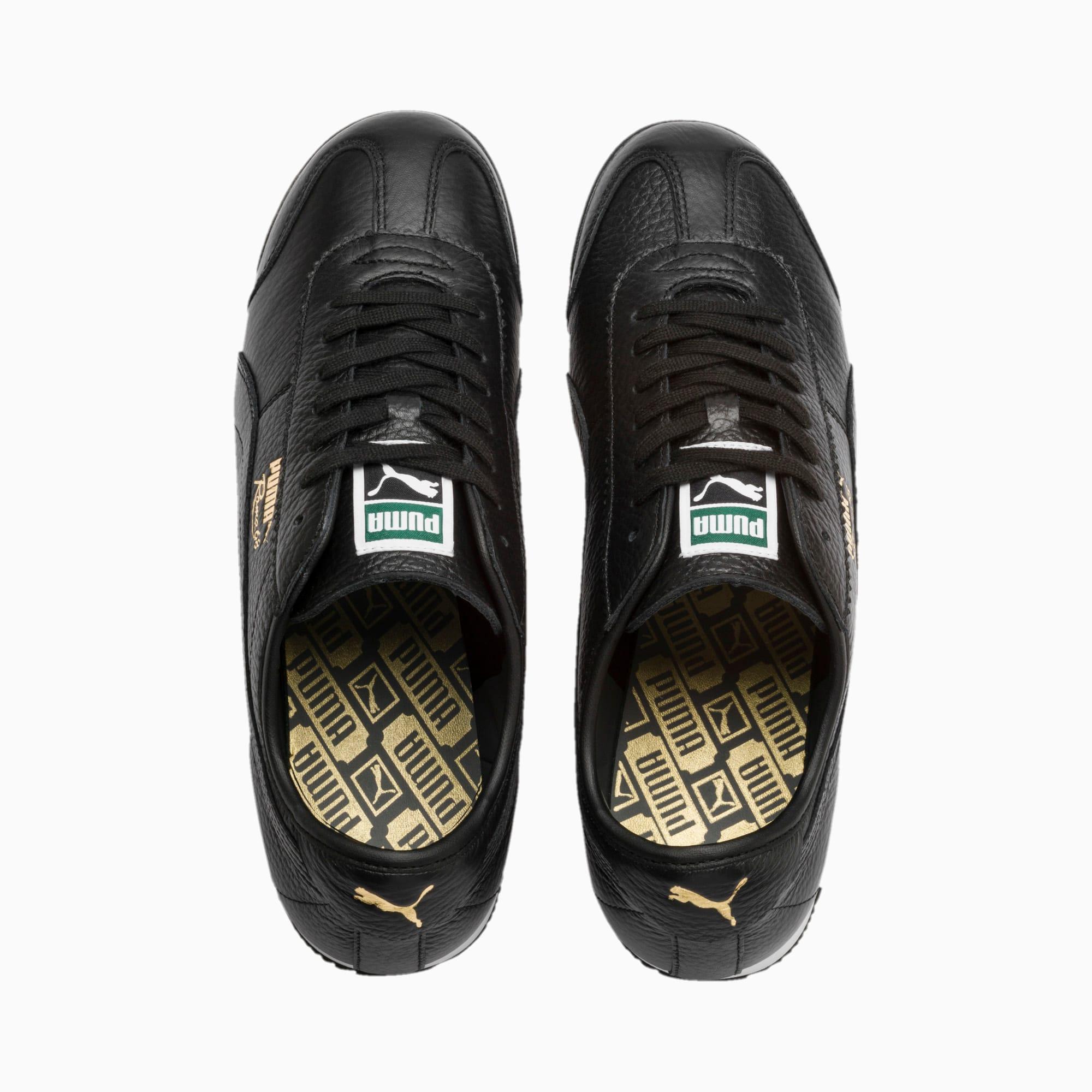 PUMA Leather Roma '68 Vintage Sneakers in Black for Men | Lyst