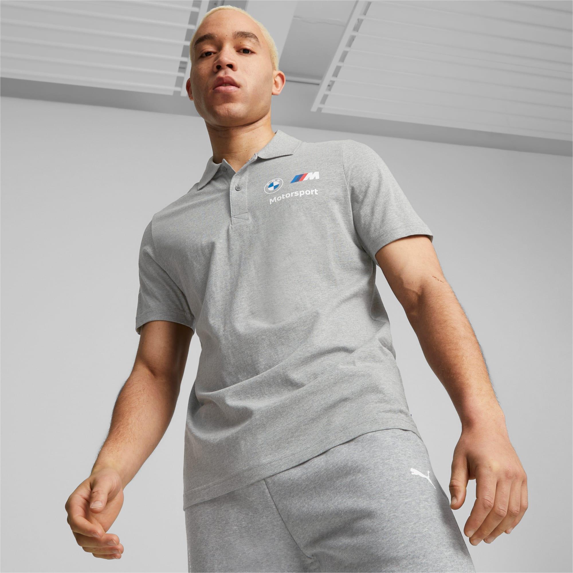 PUMA Bmw M Motorsport Polo Shirt Medium Heather in Grey for Men Lyst UK