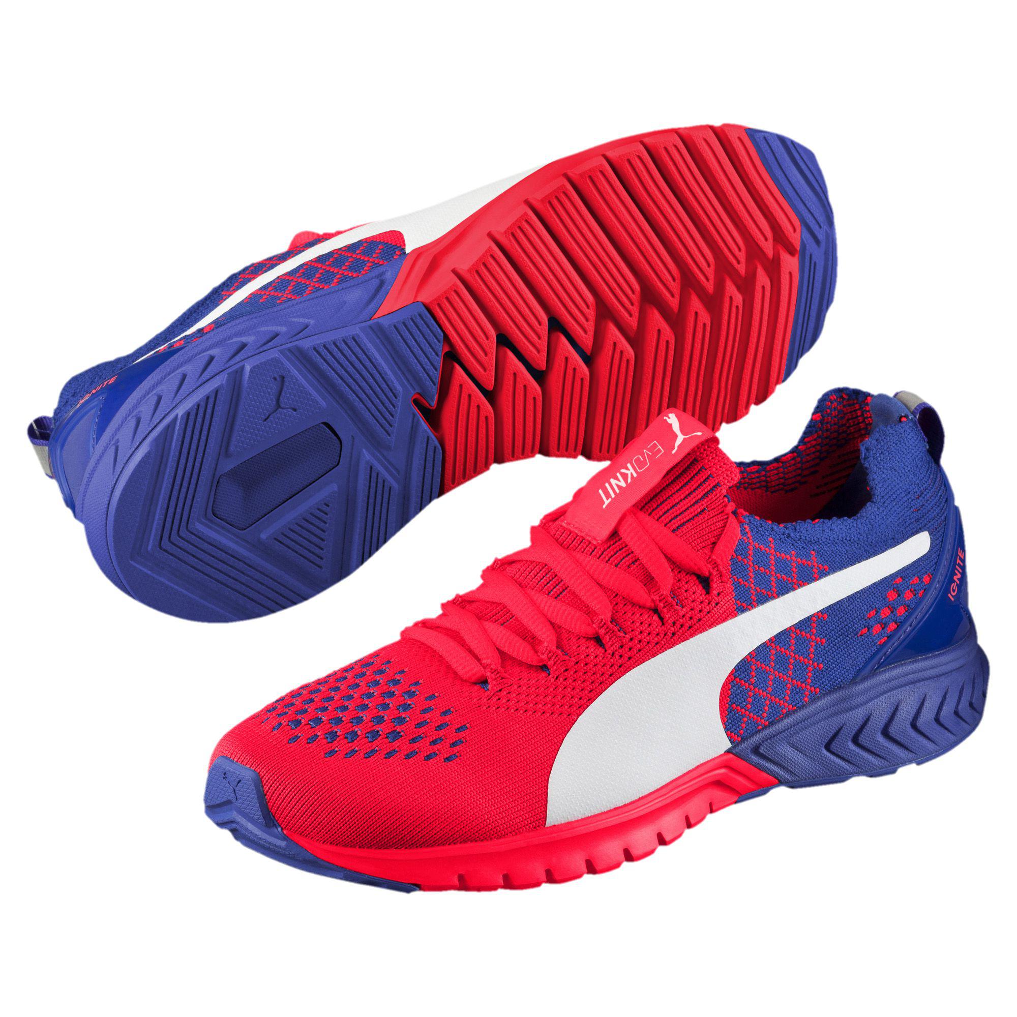 Puma Rubber Ignite Dual Evoknit Women S Running Shoes In Red Lyst