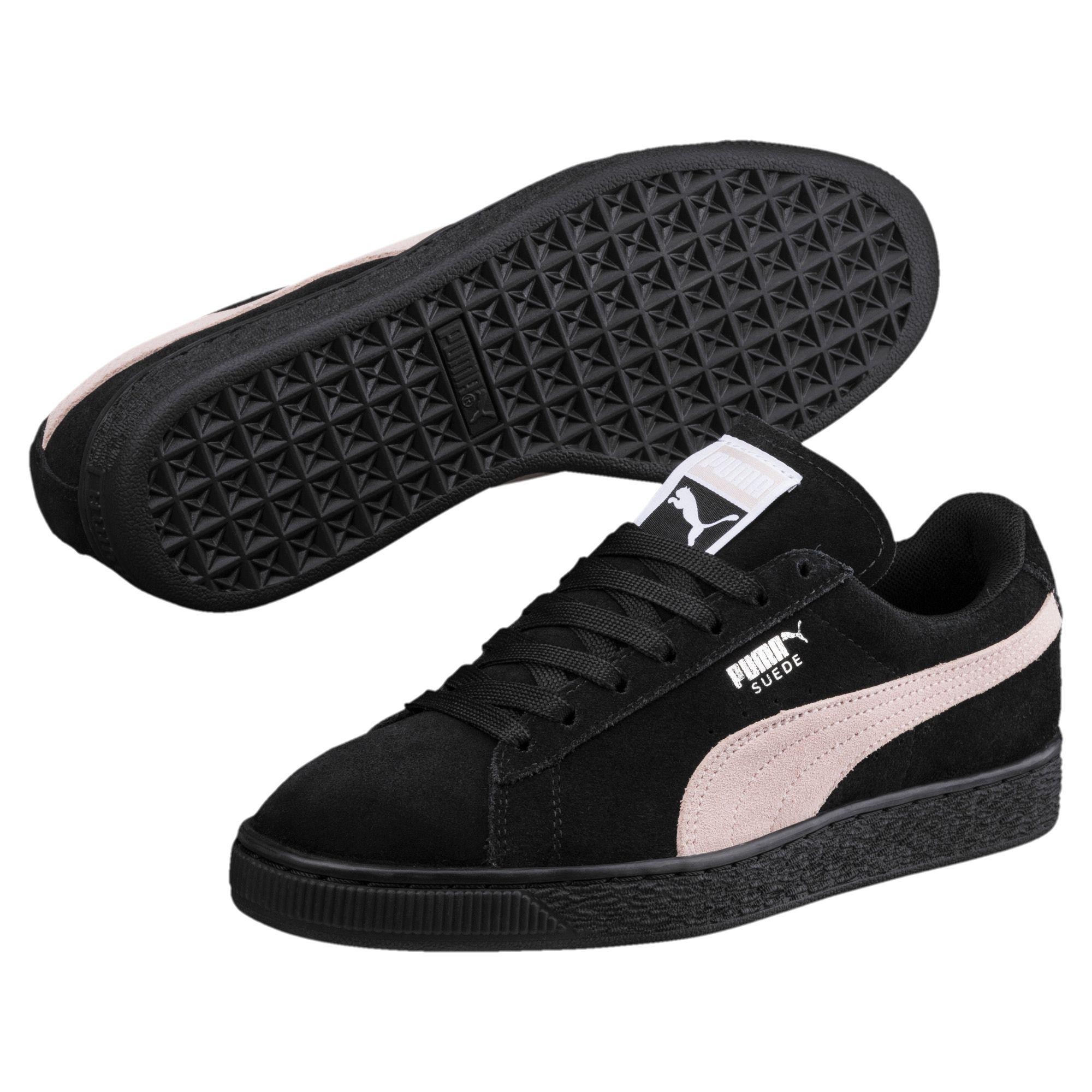 puma suede classic black womens