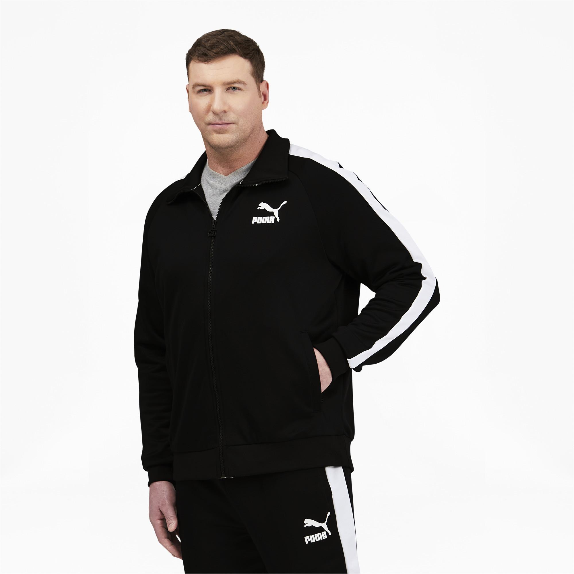 puma black track jacket