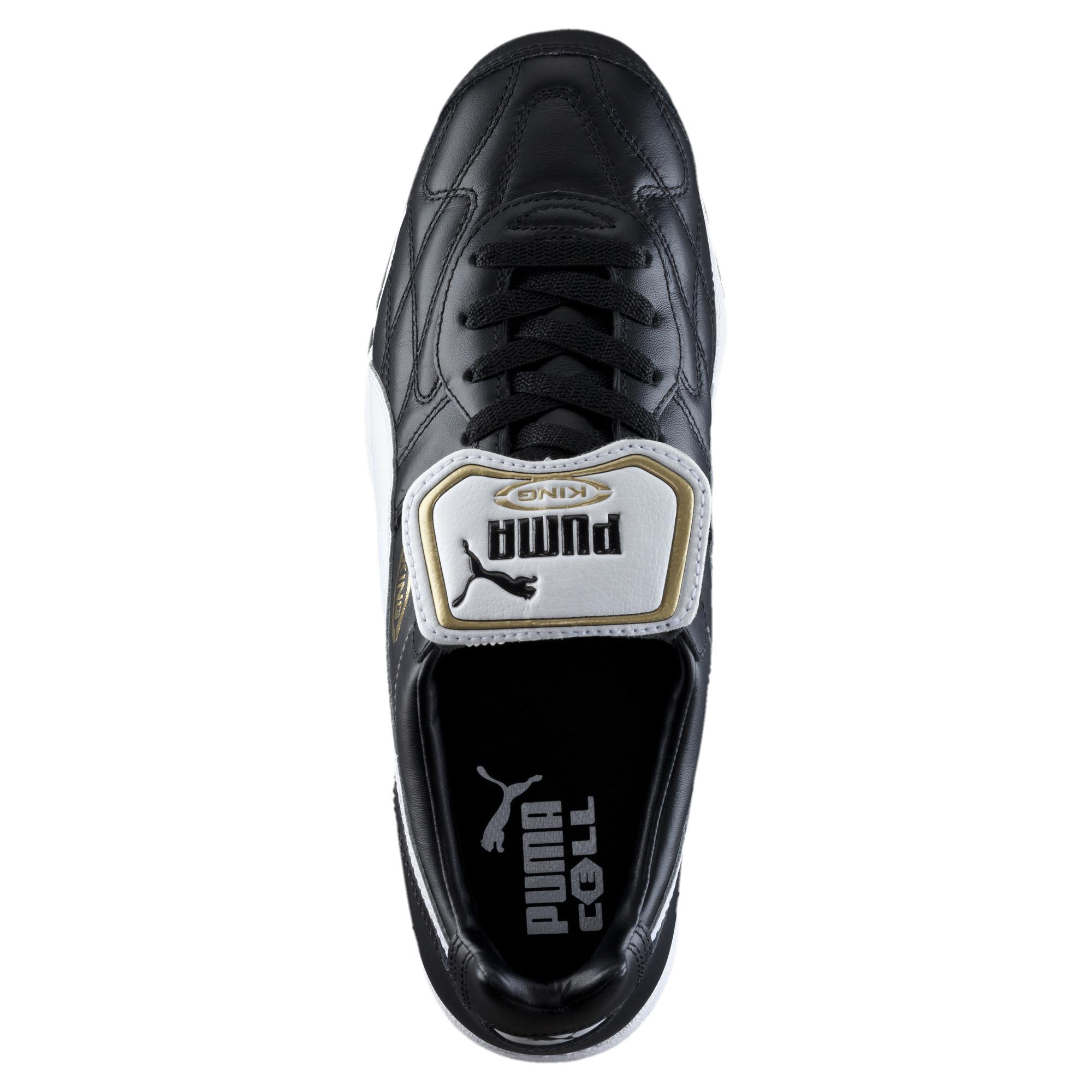 PUMA Leather King Allround Tt Men's Soccer Shoes in Black for Men | Lyst