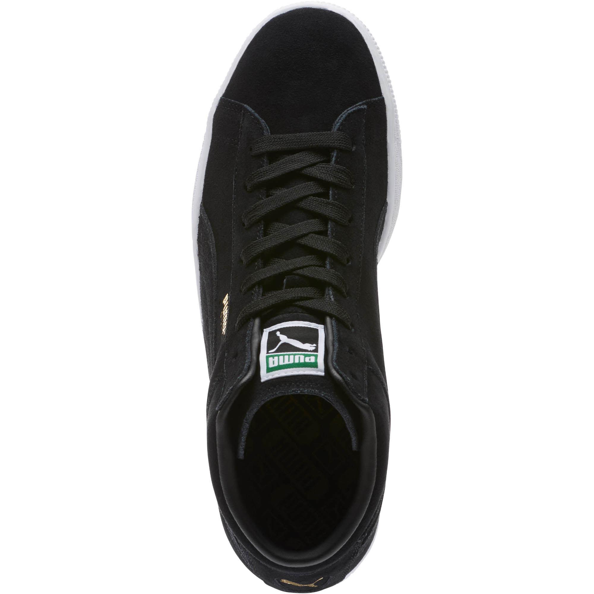 PUMA Suede Classic Mid Sneakers in Black for Men | Lyst