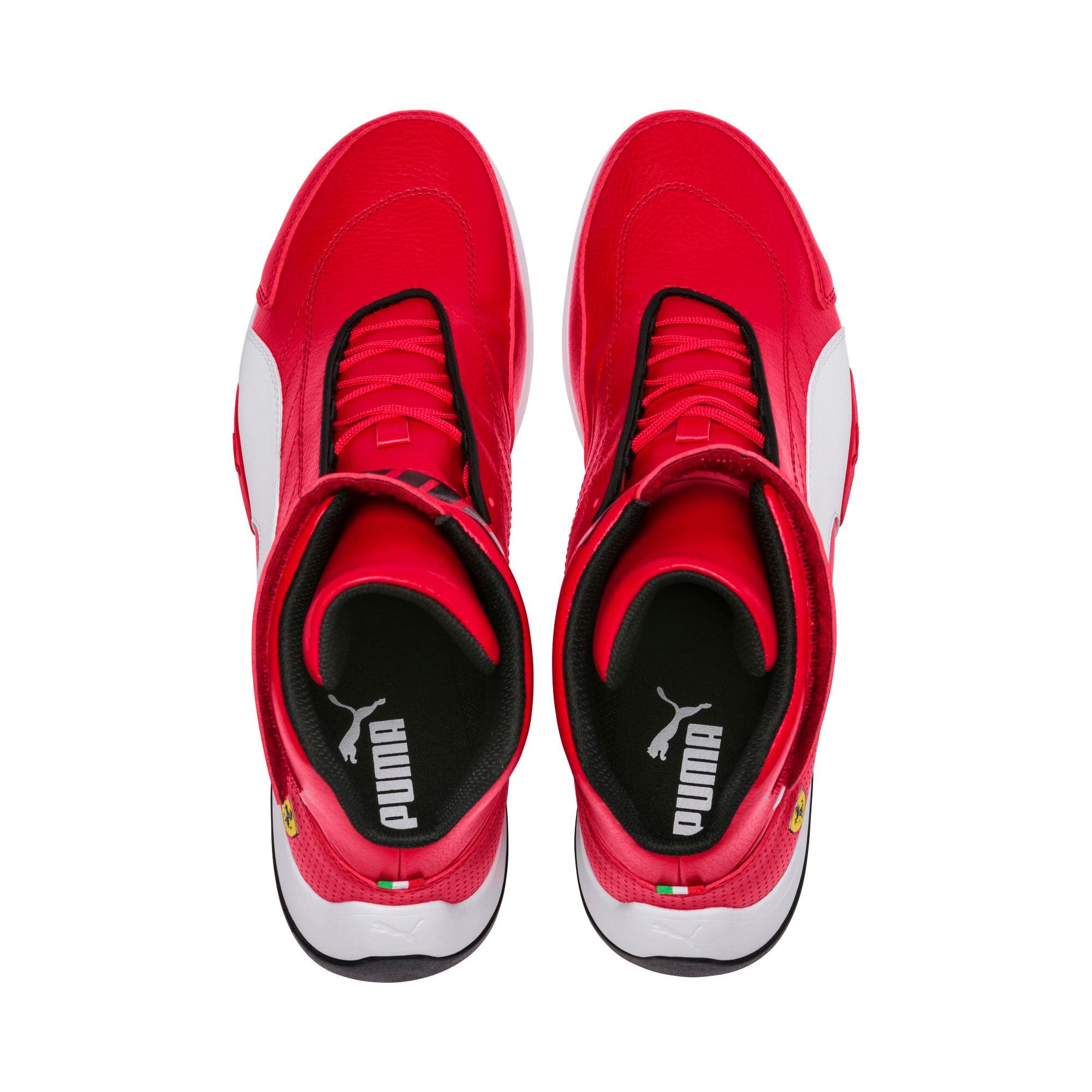 puma scuderia ferrari red ankle shoes